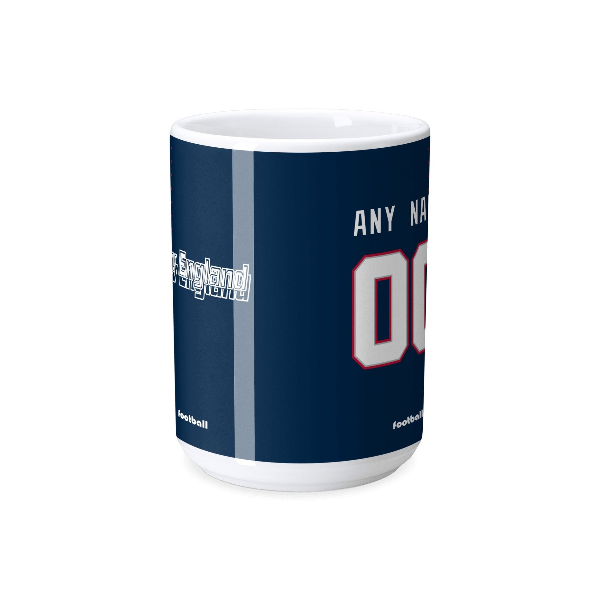 Personalized New Englanda Football Mug - Custom Name & Number - Antking ANTKING