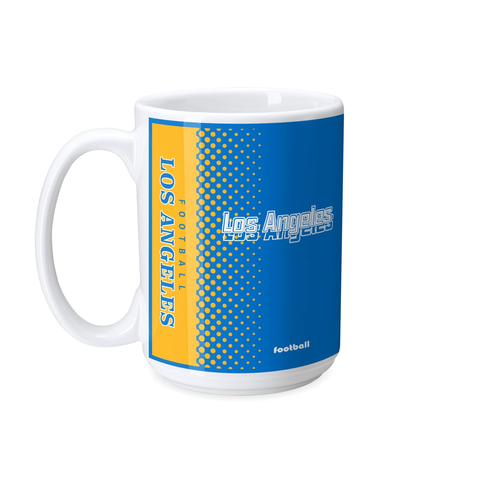 Personalized Los Angeles Football Mug - Custom Name & Number - Antking ANTKING