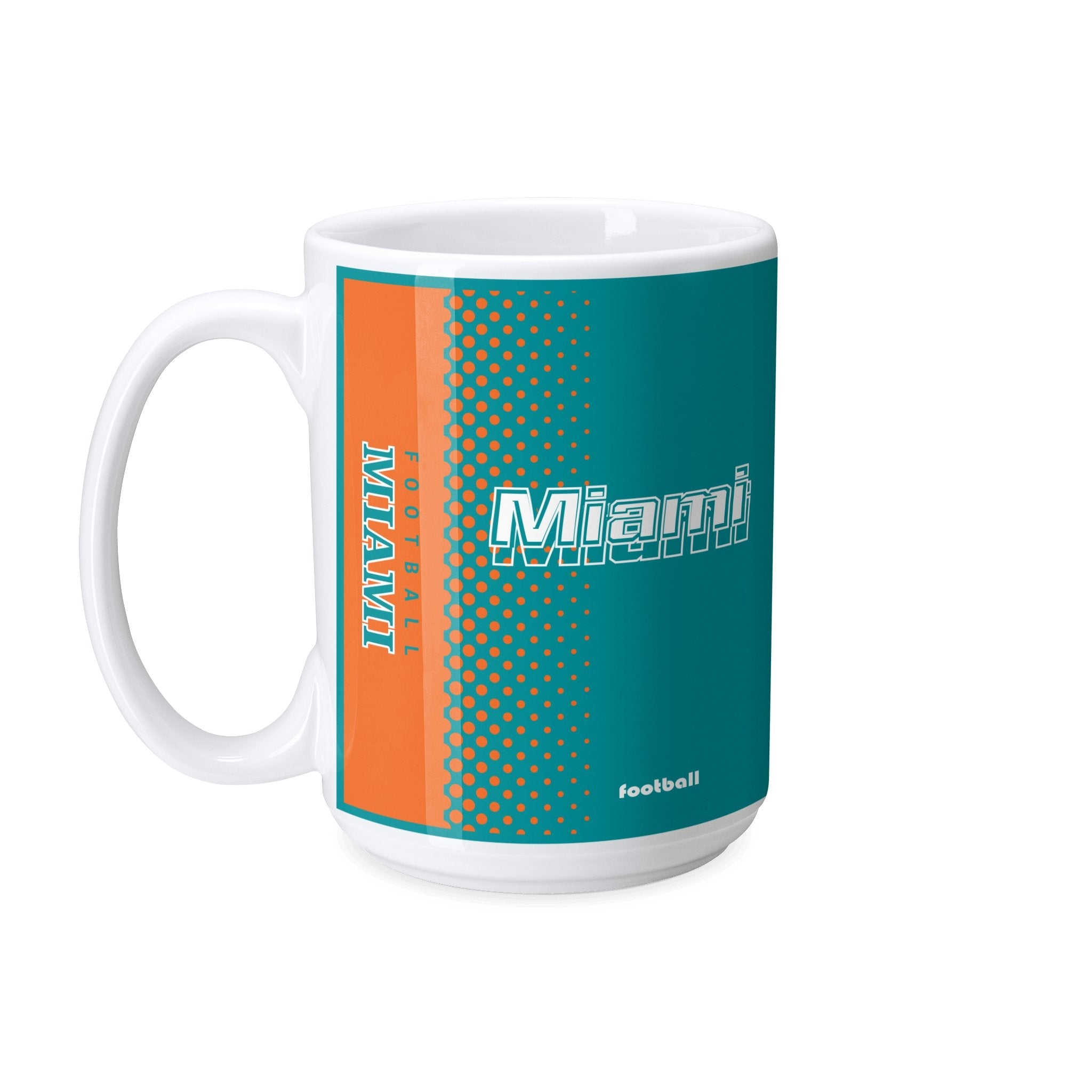 Personalized Miami Football Mug - Custom Name & Number - Antking ANTKING
