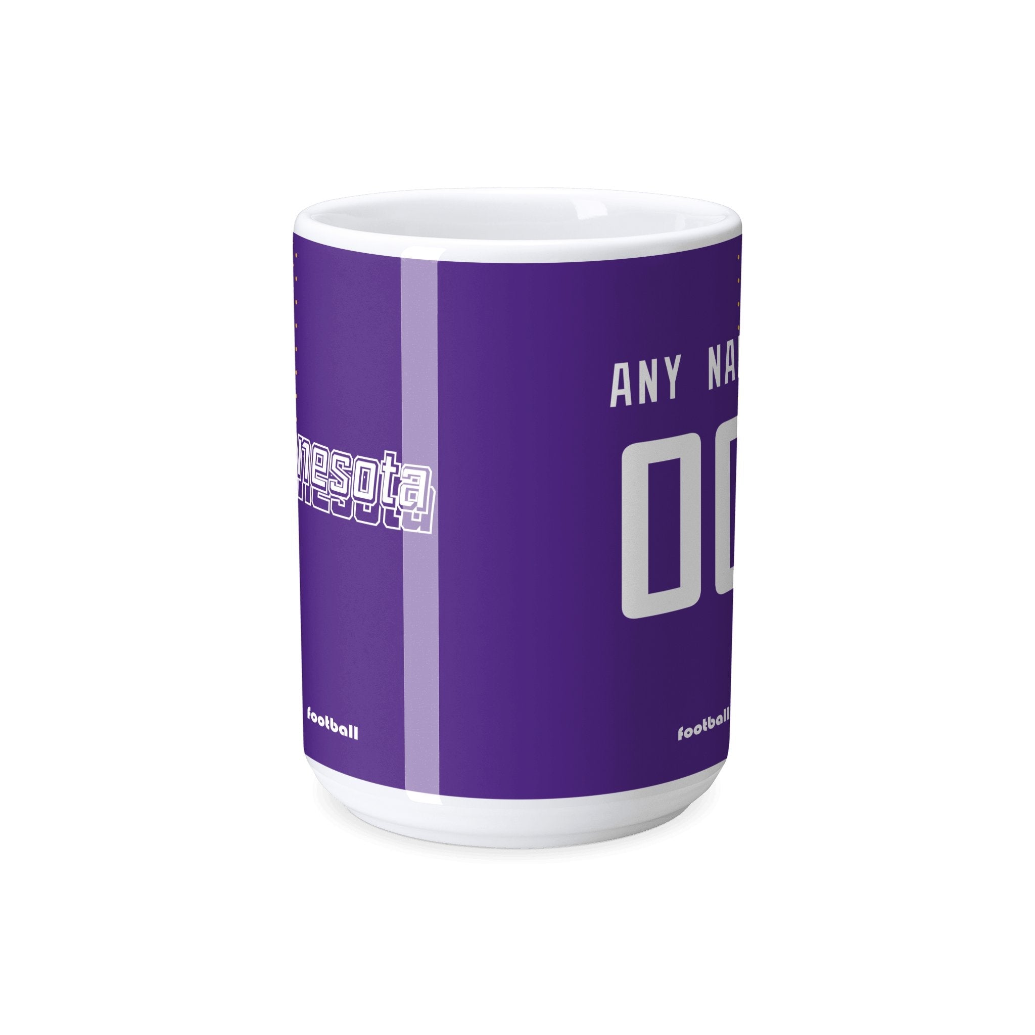 Personalized Minnesota Football Mug - Custom Name & Number - Antking ANTKING
