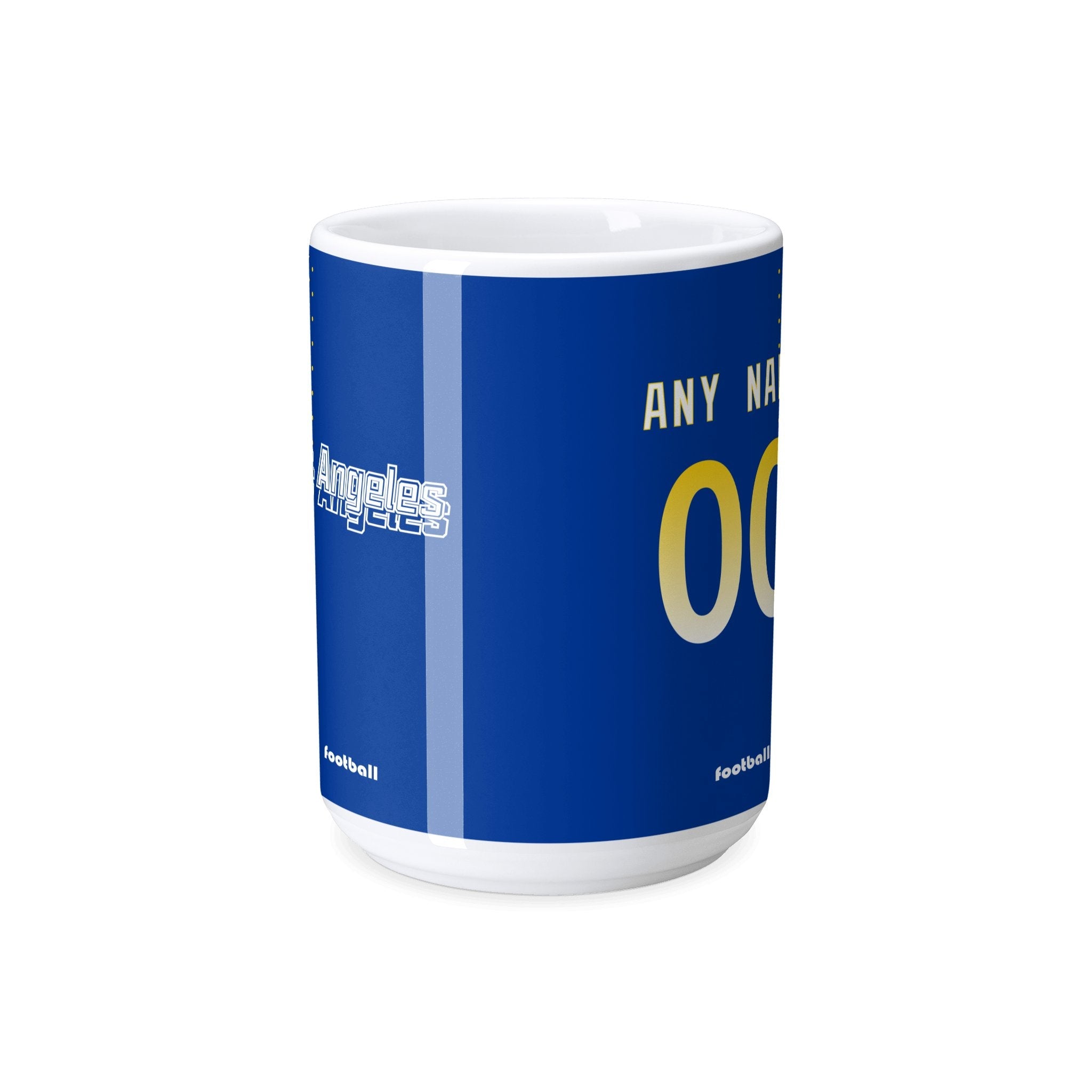 Personalized Los Angeles R Football Mug - Custom Name & Number - Antking ANTKING
