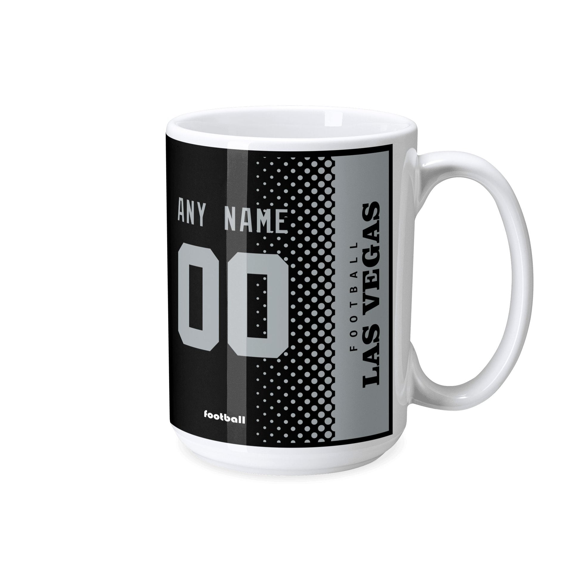 Personalized Las Vegas Football Mug - Custom Name & Number - Antking ANTKING