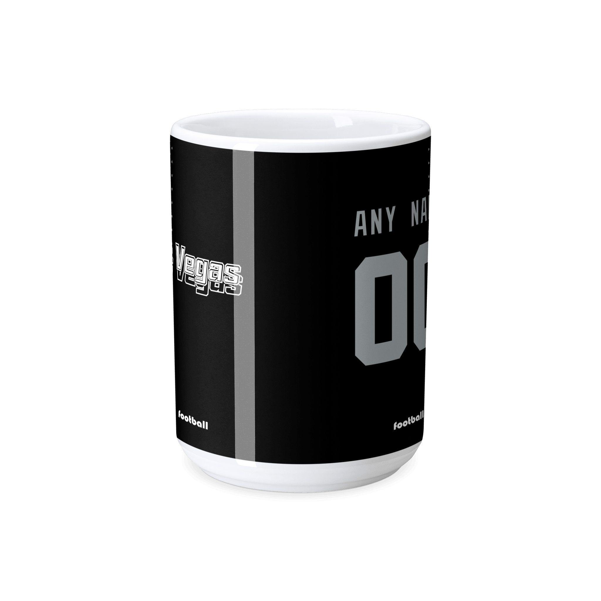 Personalized Las Vegas Football Mug - Custom Name & Number - Antking ANTKING