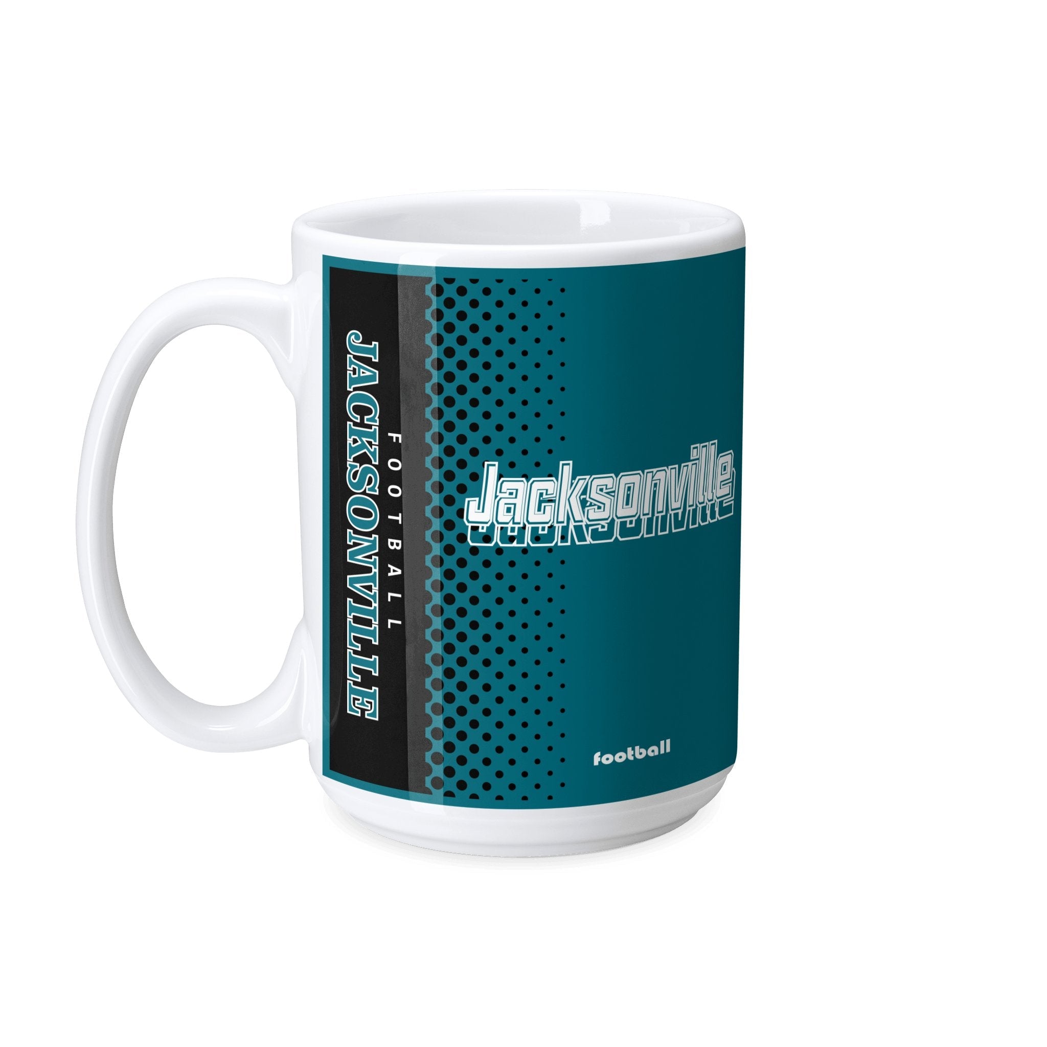 Personalized Jacksonville Football Mug - Custom Name & Number - Antking ANTKING