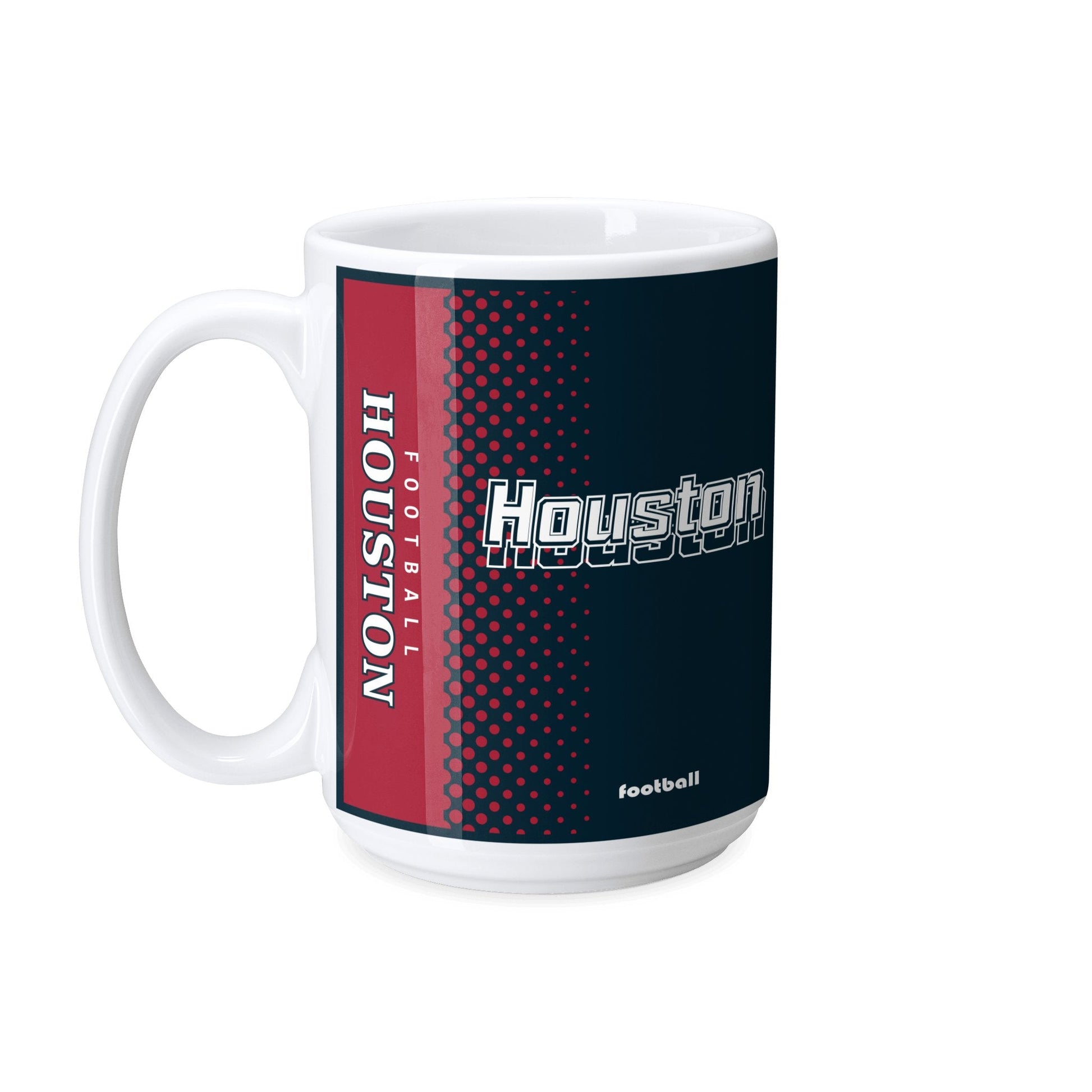 Personalized Houston Football Mug - Custom Name & Number - Antking ANTKING