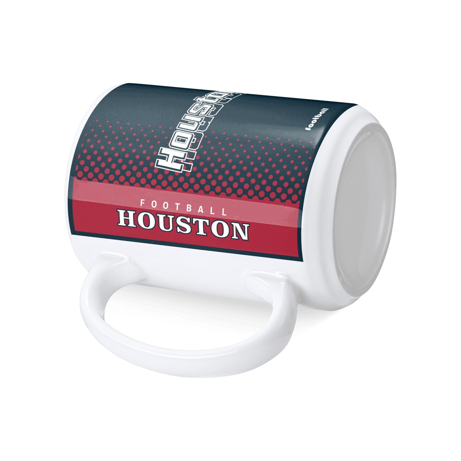 Personalized Houston Football Mug - Custom Name & Number - Antking ANTKING