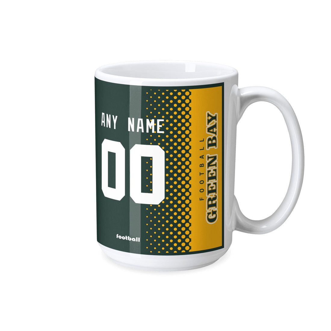 Custom [Green Bay] Mug with Personalized Name - Ceramic Coffee Cup - Antking
