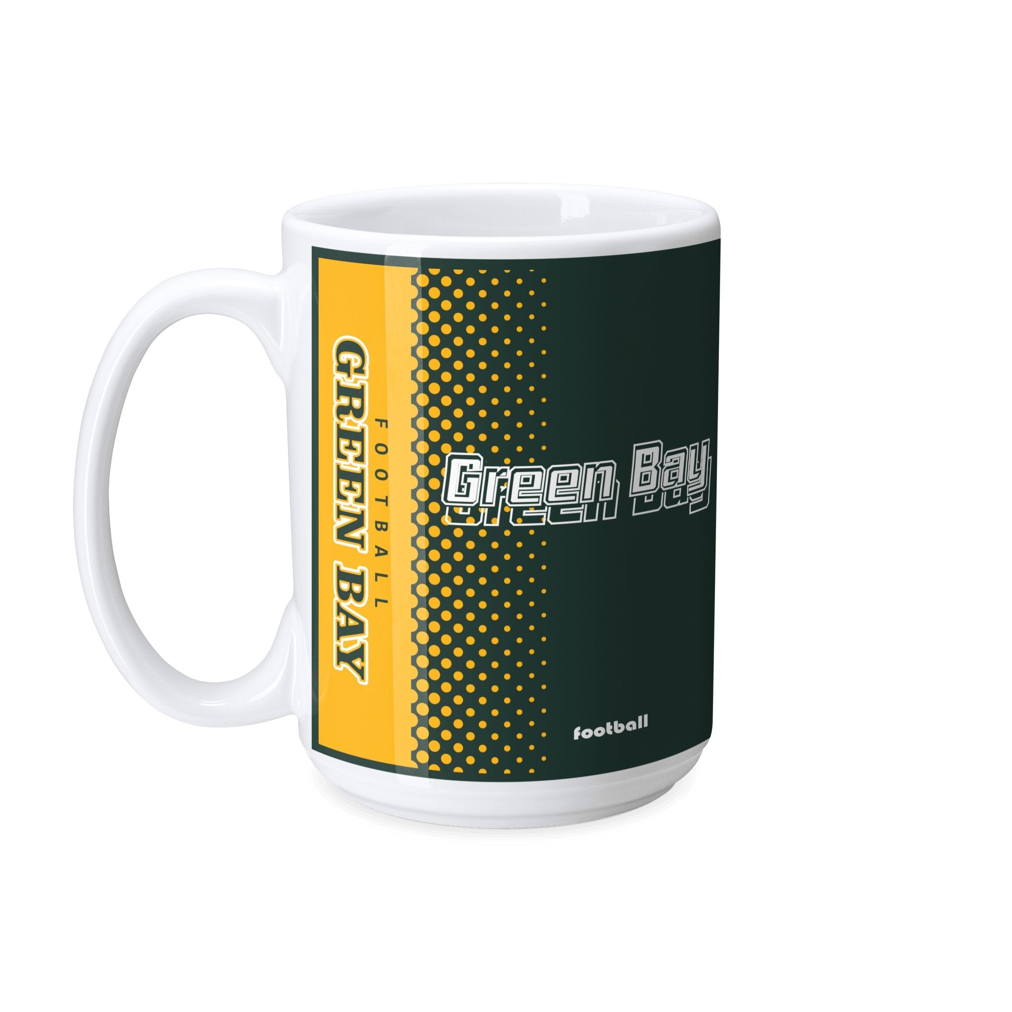Personalized Green Bay Football Mug - Custom Name & Number - Antking ANTKING