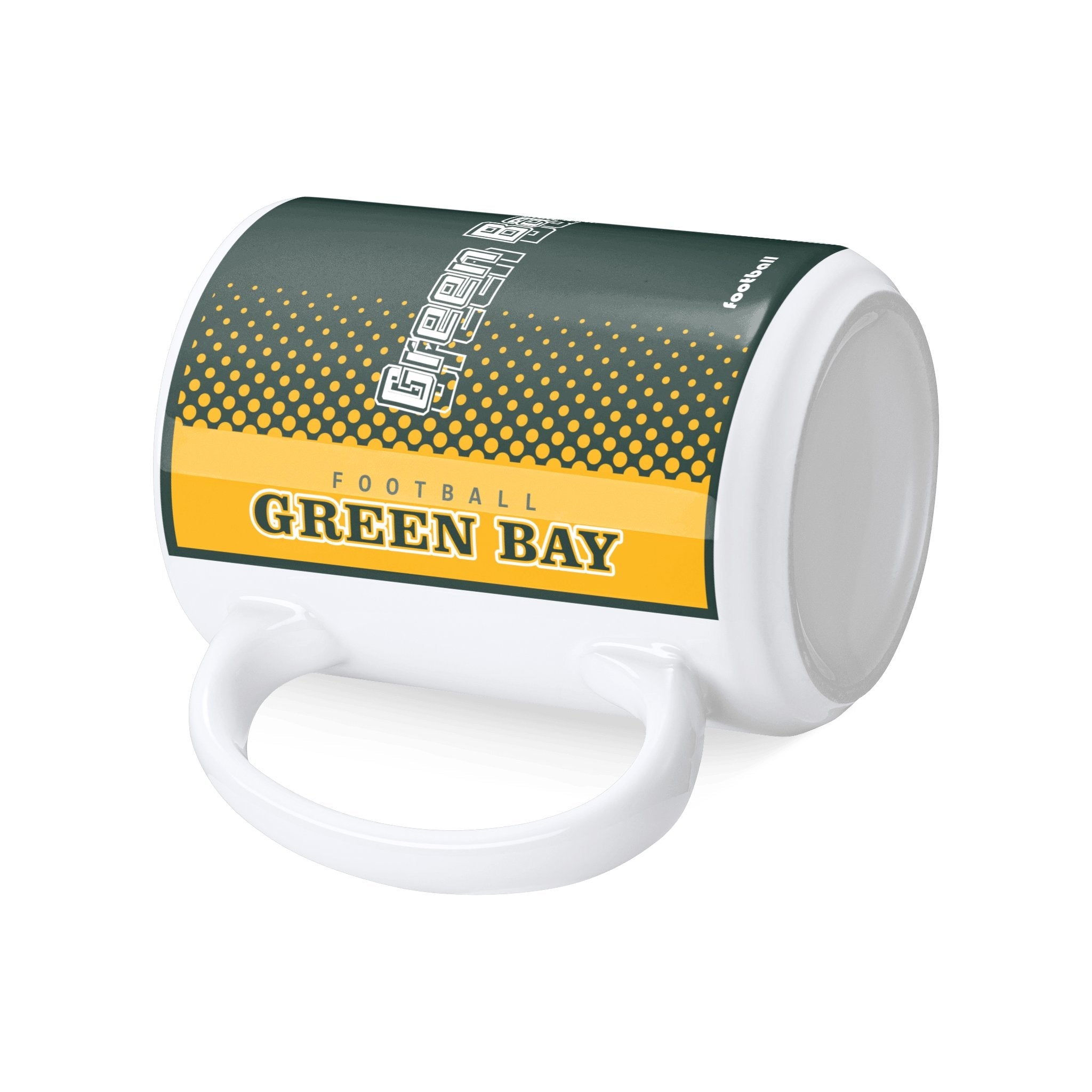 Personalized Green Bay Football Mug - Custom Name & Number - Antking ANTKING