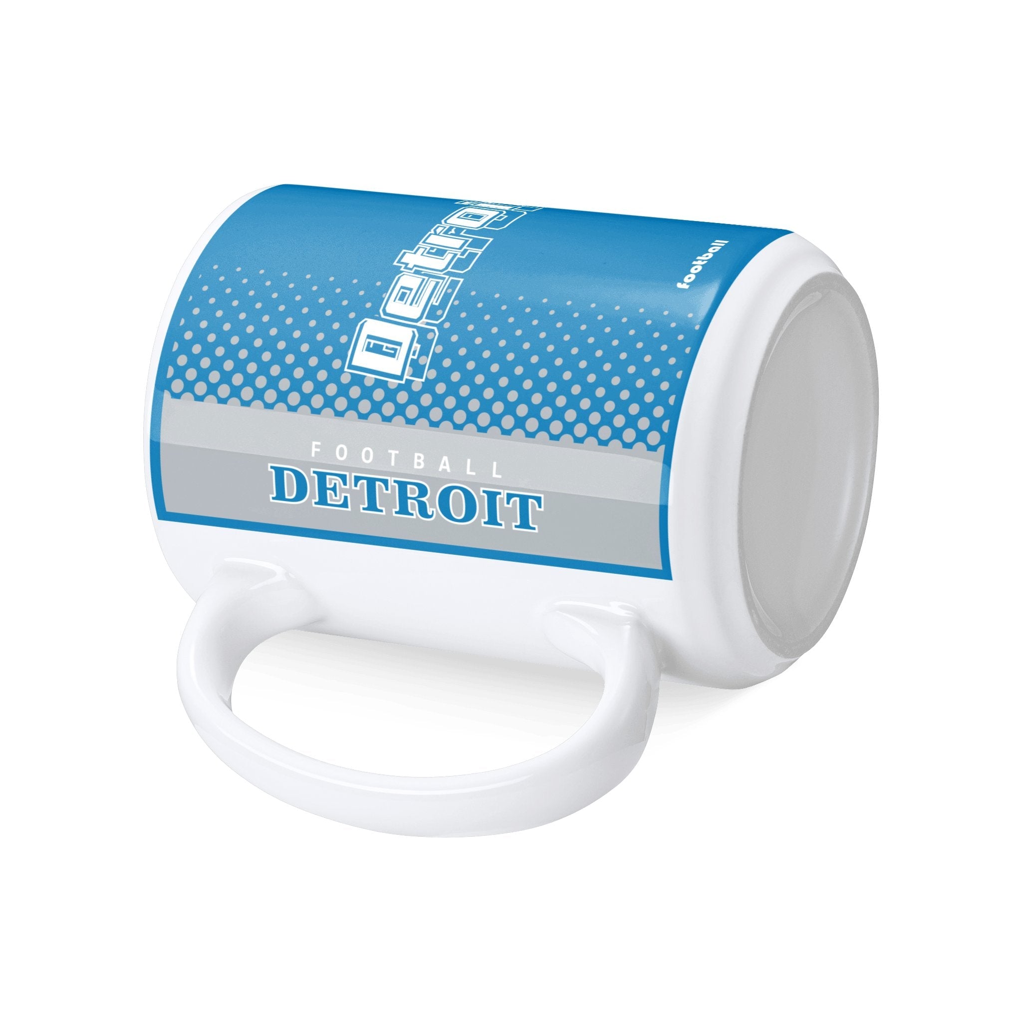 Personalized Detroit Football Mug - Custom Name & Number - Antking ANTKING