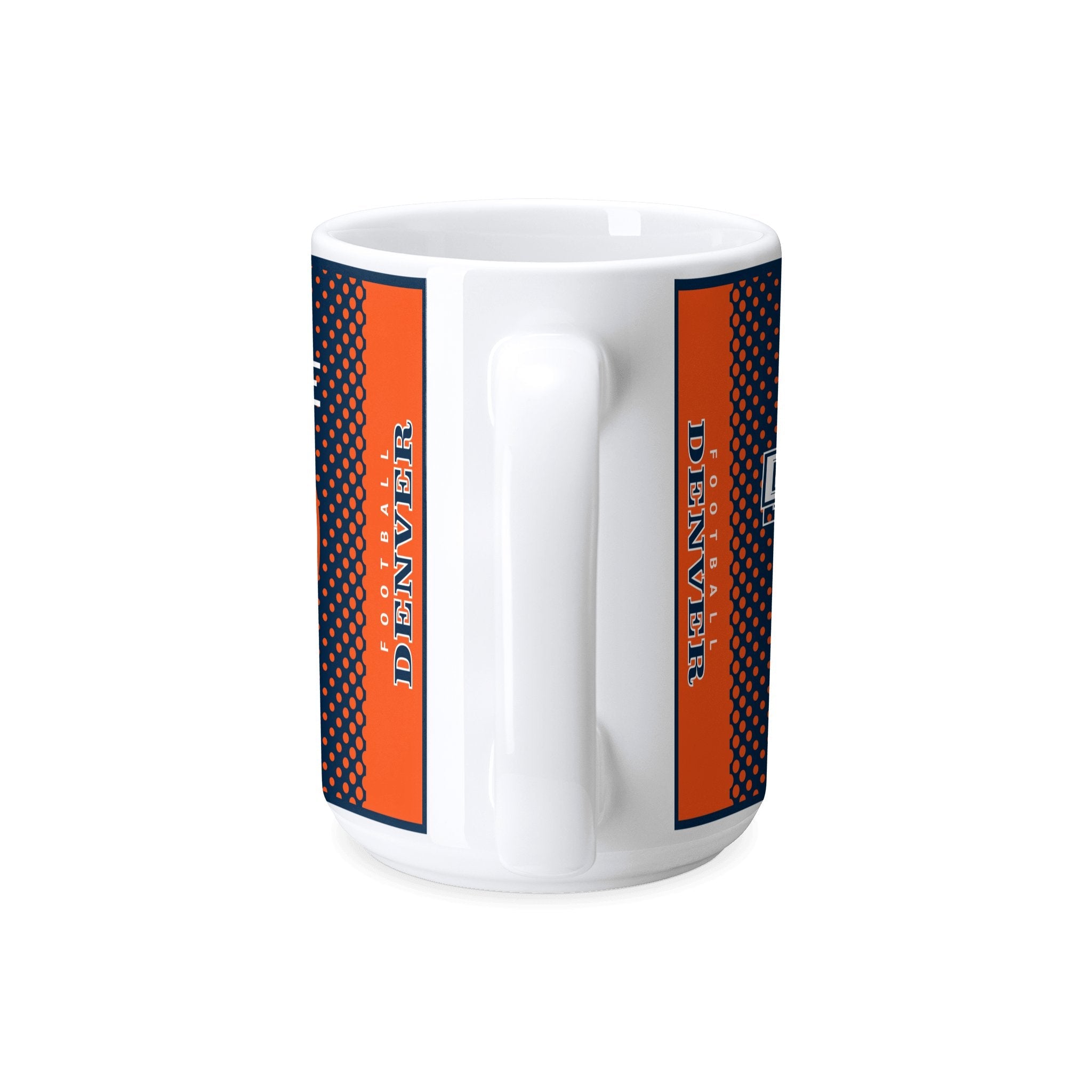 Personalized Denver Football Mug - Custom Name & Number - Antking ANTKING