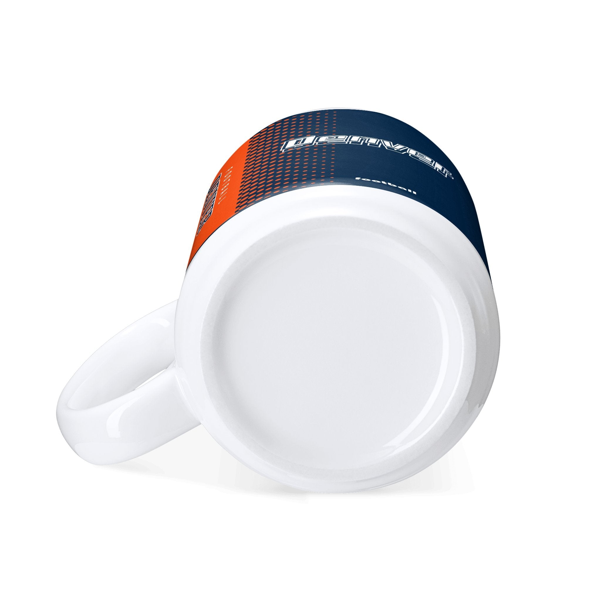 Personalized Denver Football Mug - Custom Name & Number - Antking ANTKING