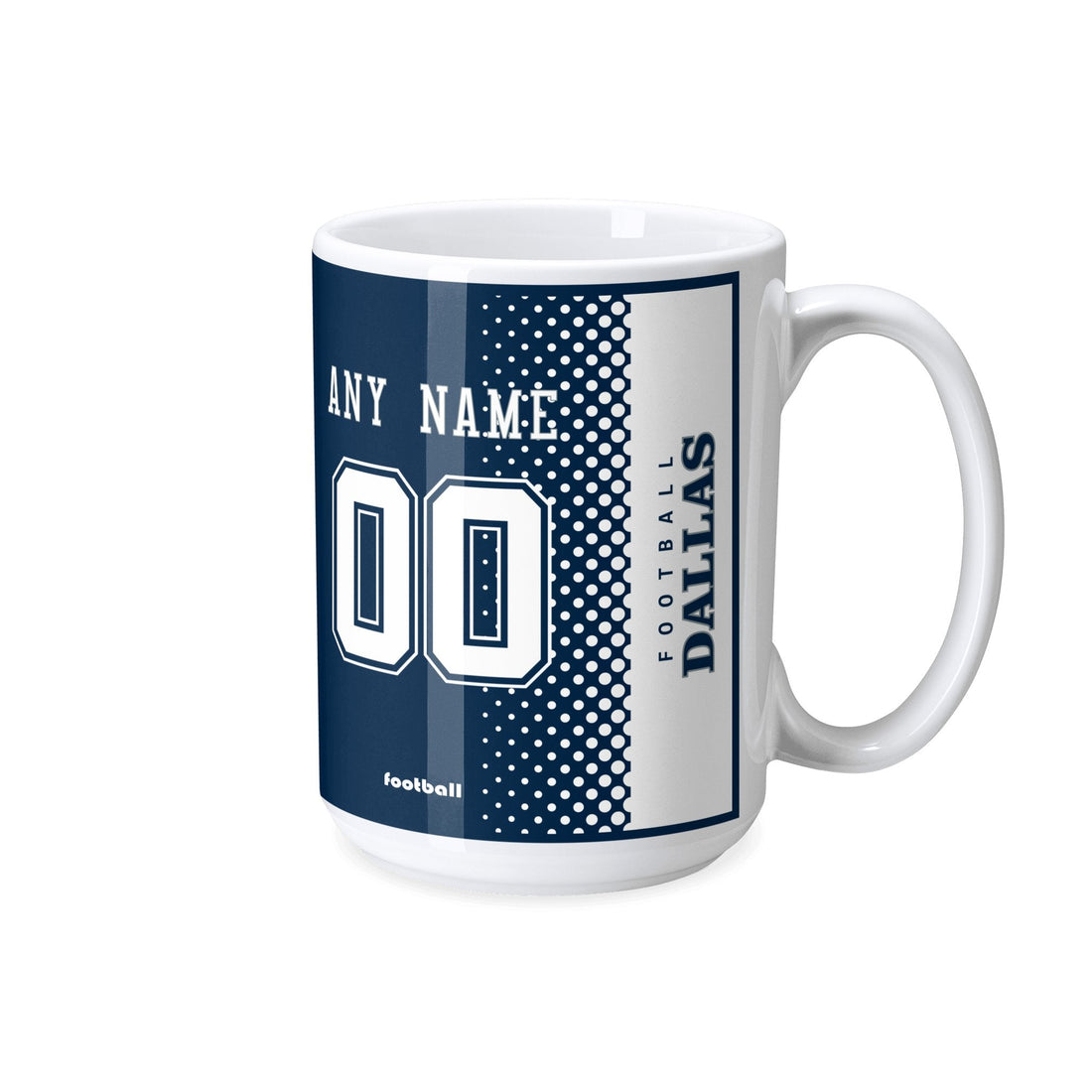 Custom [Dallas] Mug with Personalized Name - Ceramic Coffee Cup - Antking
