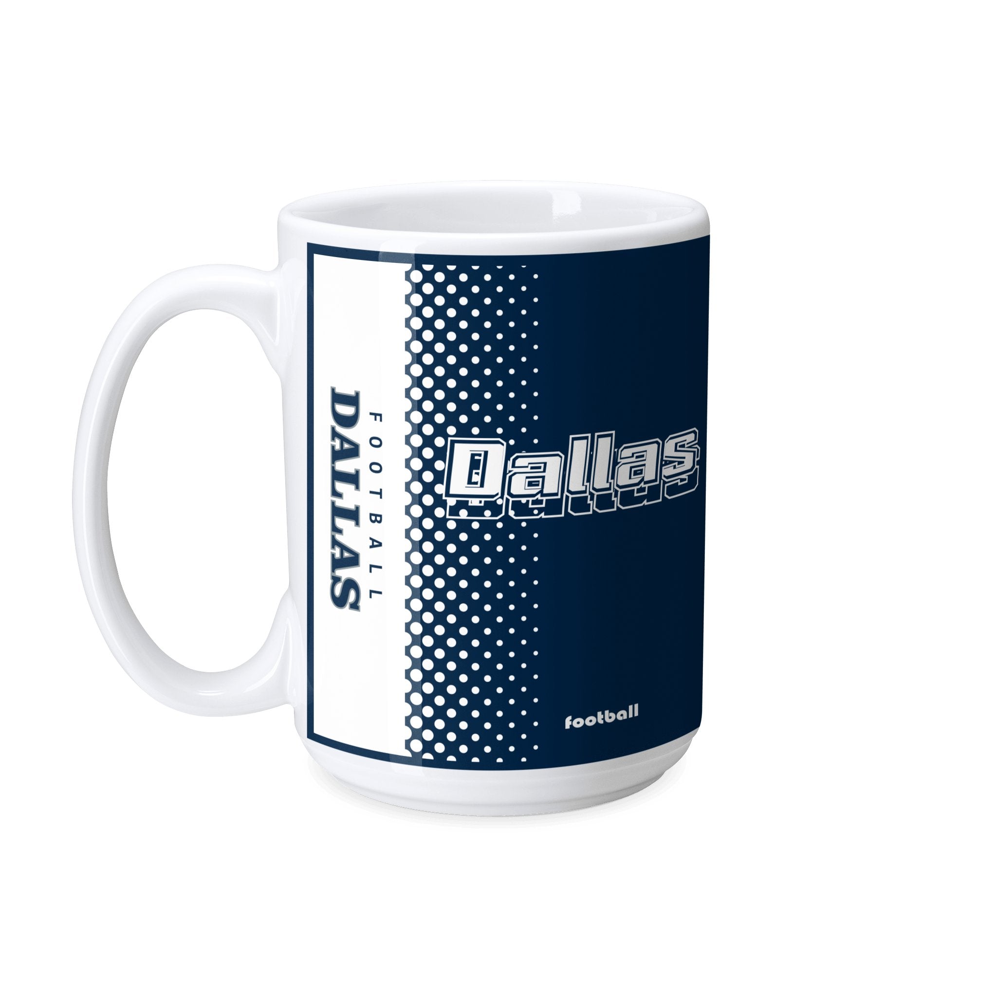Personalized Dallas Football Mug - Custom Name & Number - Antking ANTKING