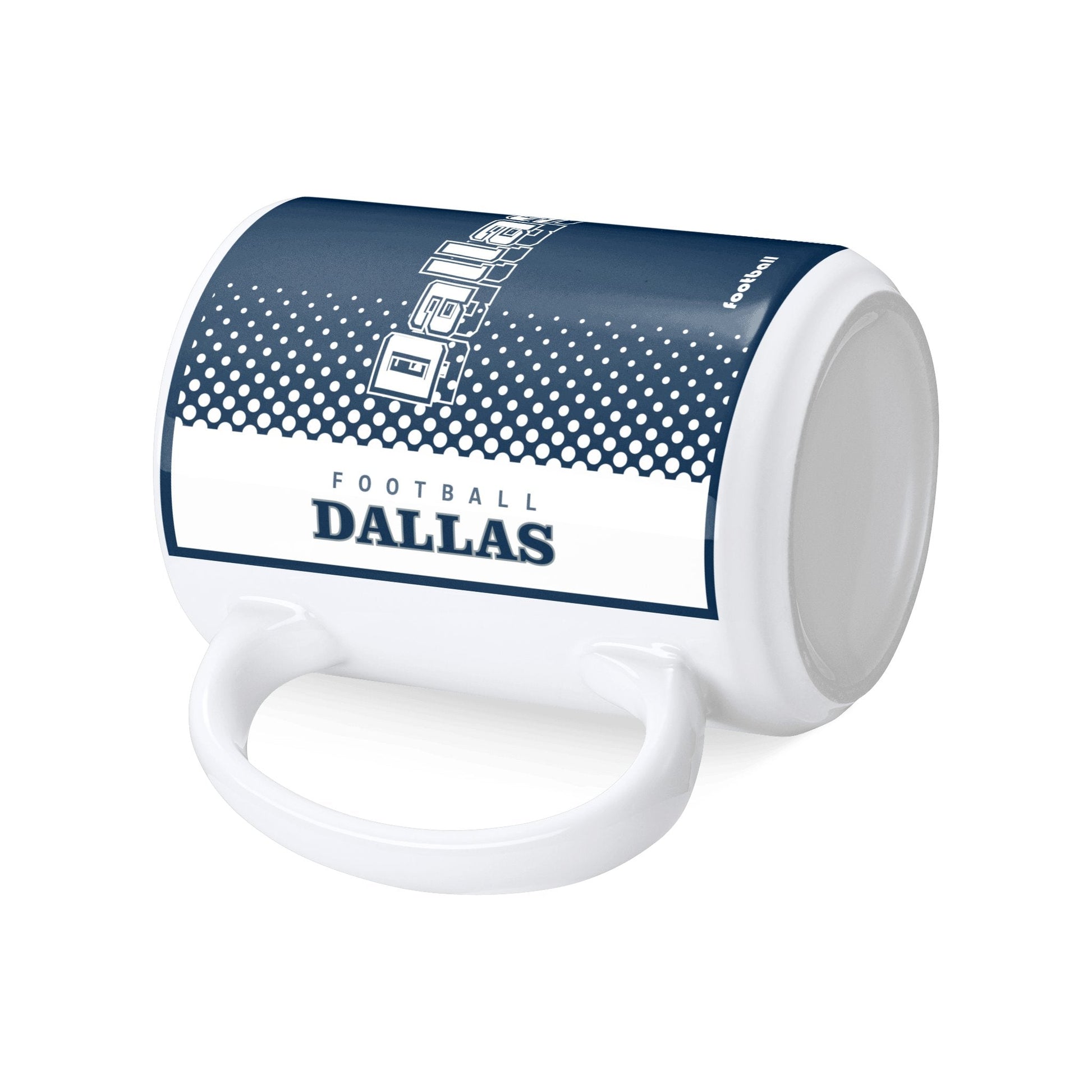 Personalized Dallas Football Mug - Custom Name & Number - Antking ANTKING