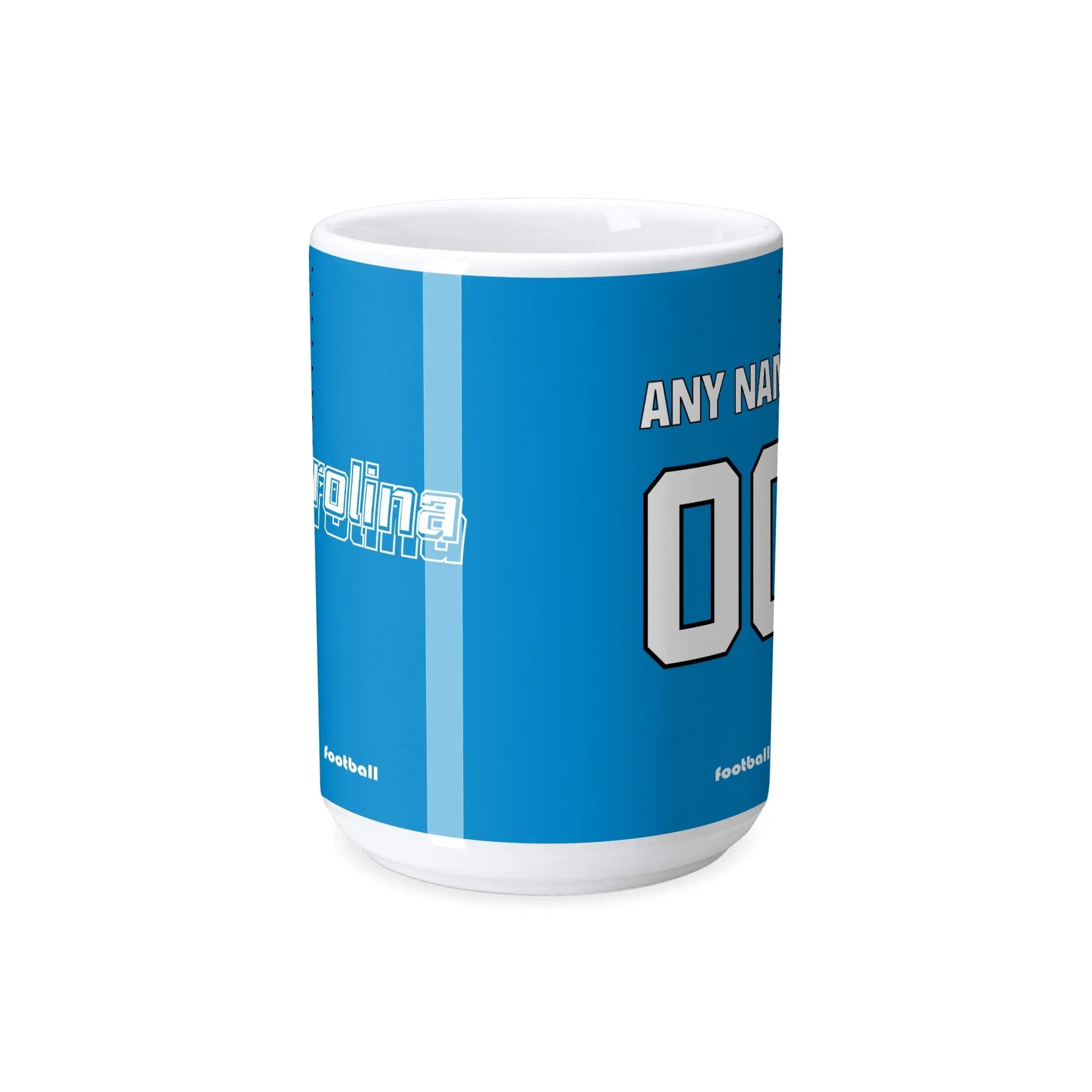 Personalized Carolina Football Mug - Custom Name & Number - Antking ANTKING