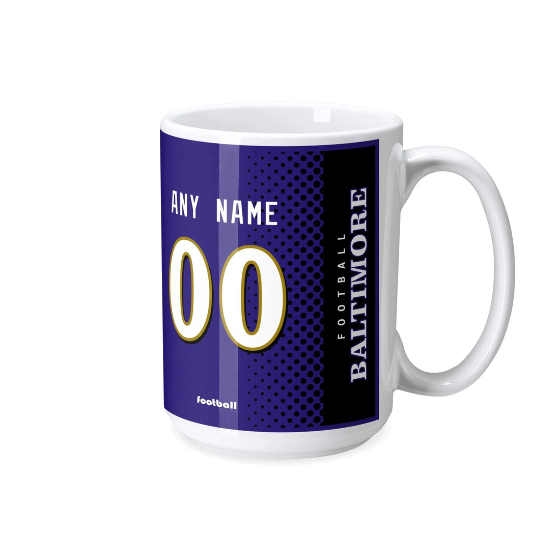 Custom [Baltimore] Mug with Personalized Name - Ceramic Coffee Cup - Antking
