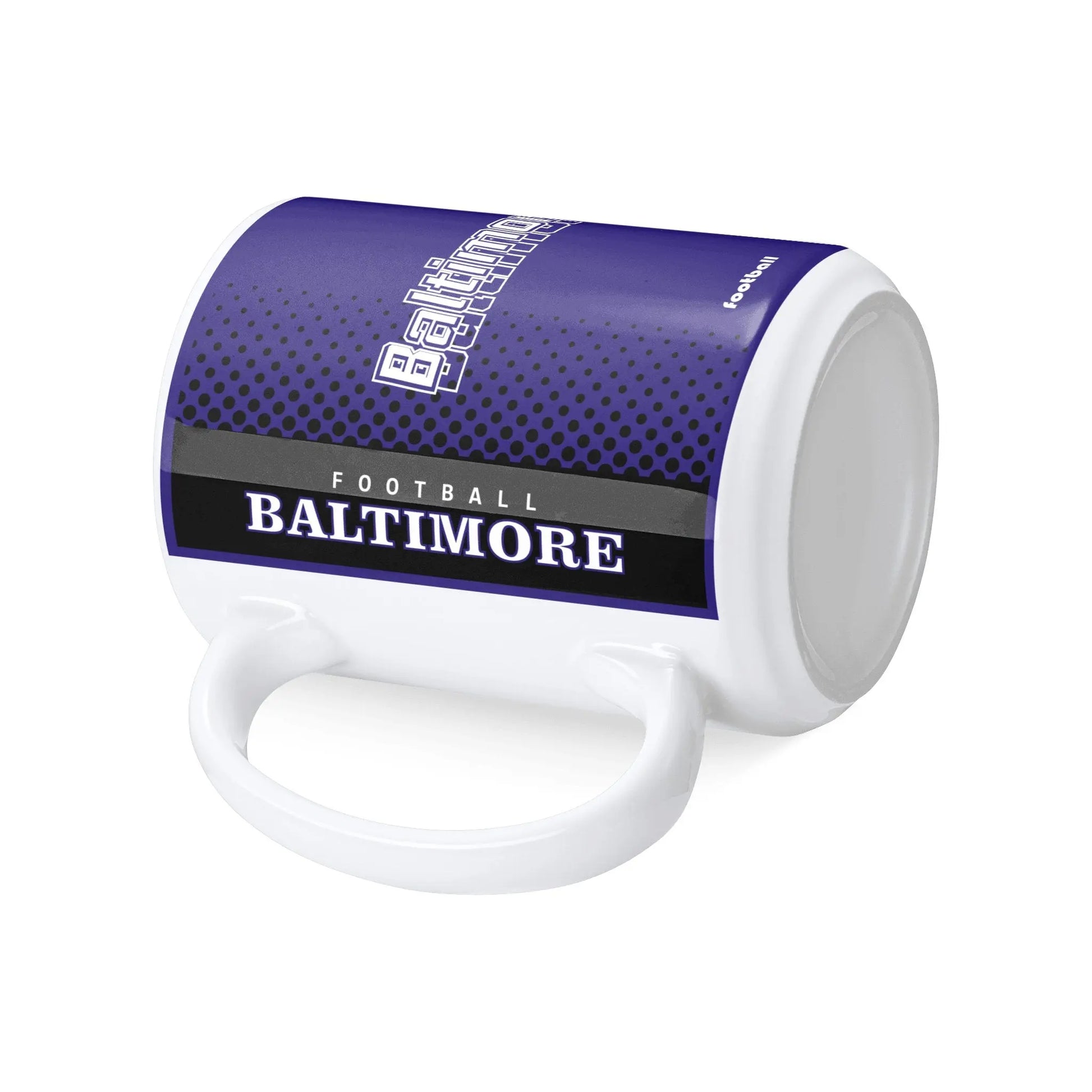Personalized Baltimore Football Mug - Custom Name & Number - Antking ANTKING