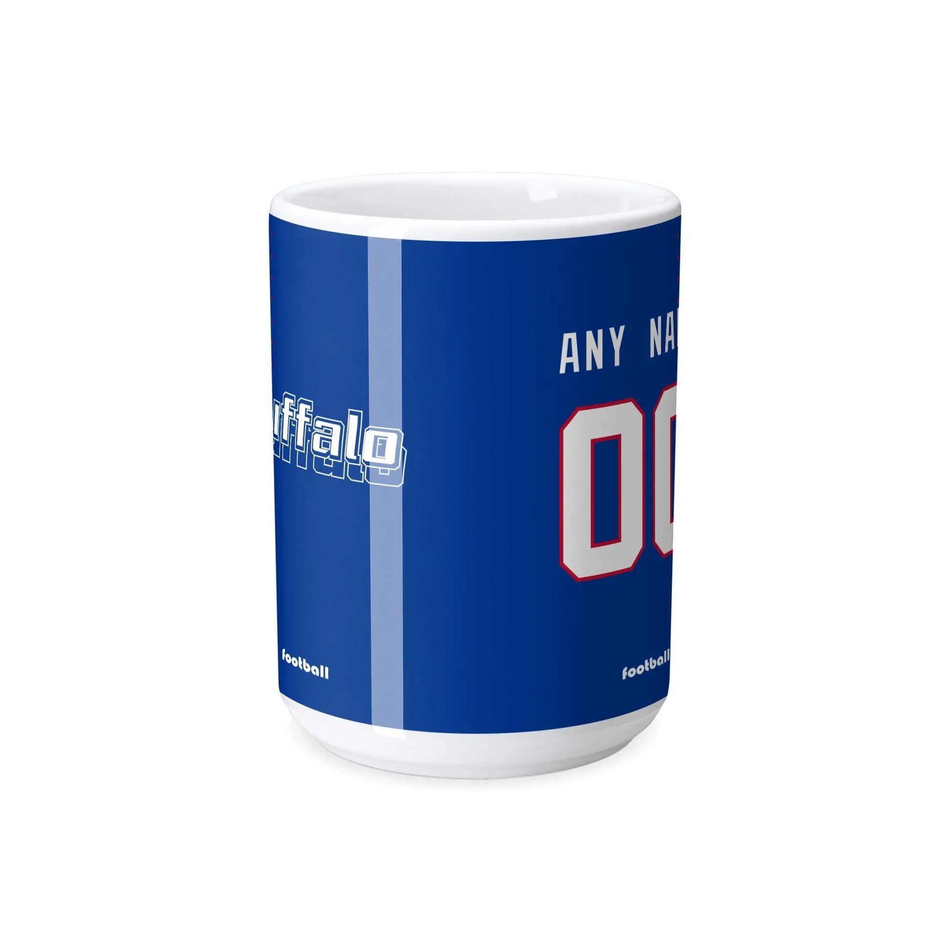 Personalized Buffalo Football Mug - Custom Name & Number - Antking ANTKING