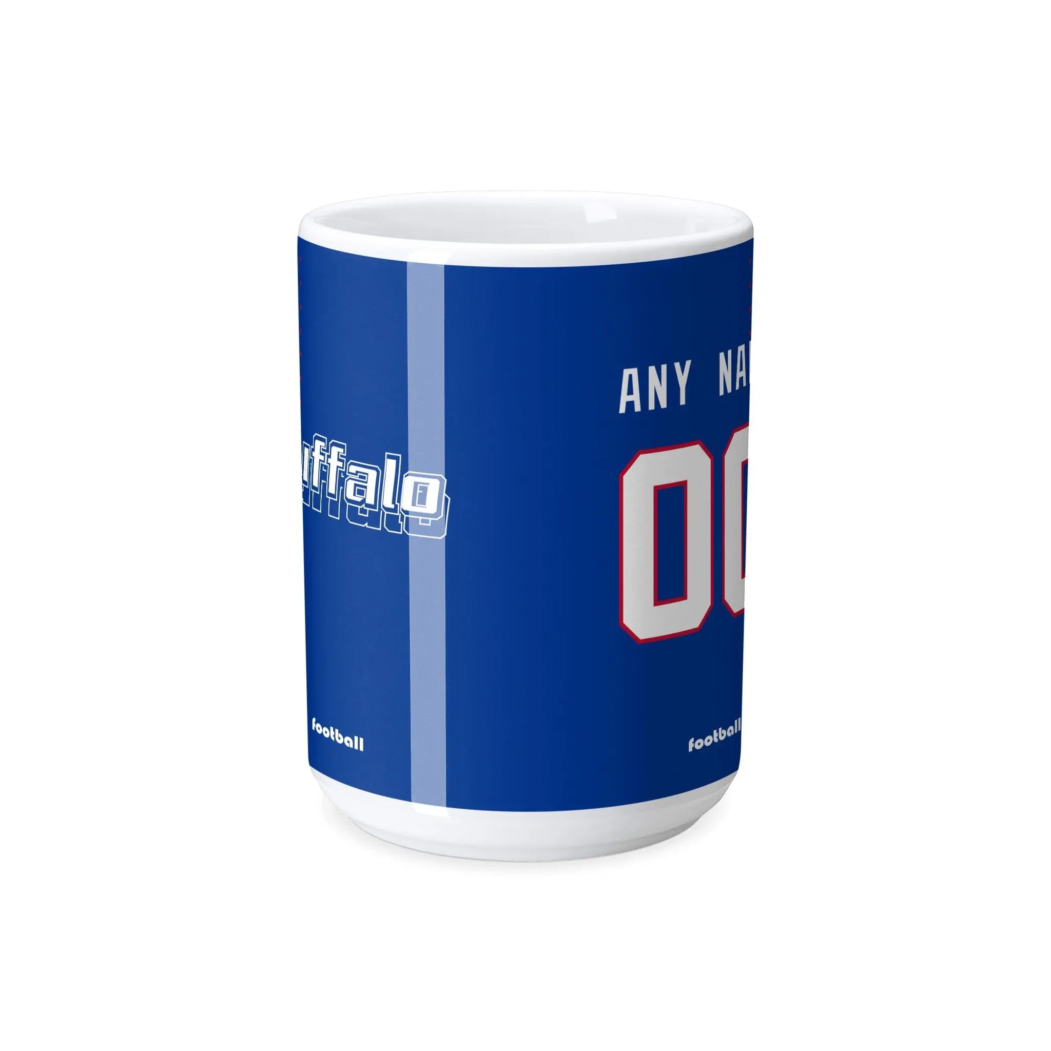 Personalized Buffalo Football Mug - Custom Name & Number - Antking ANTKING