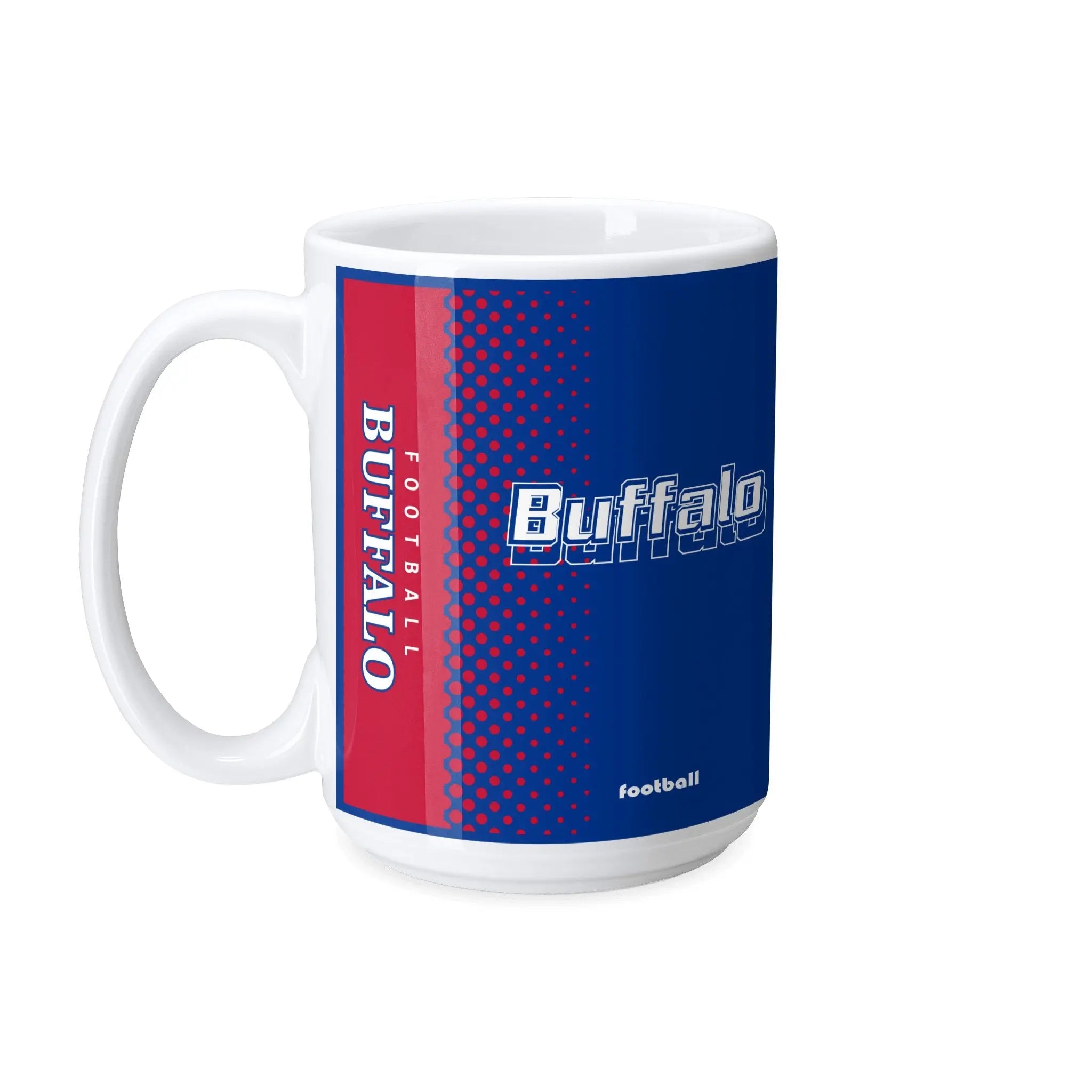 Personalized Buffalo Football Mug - Custom Name & Number - Antking ANTKING