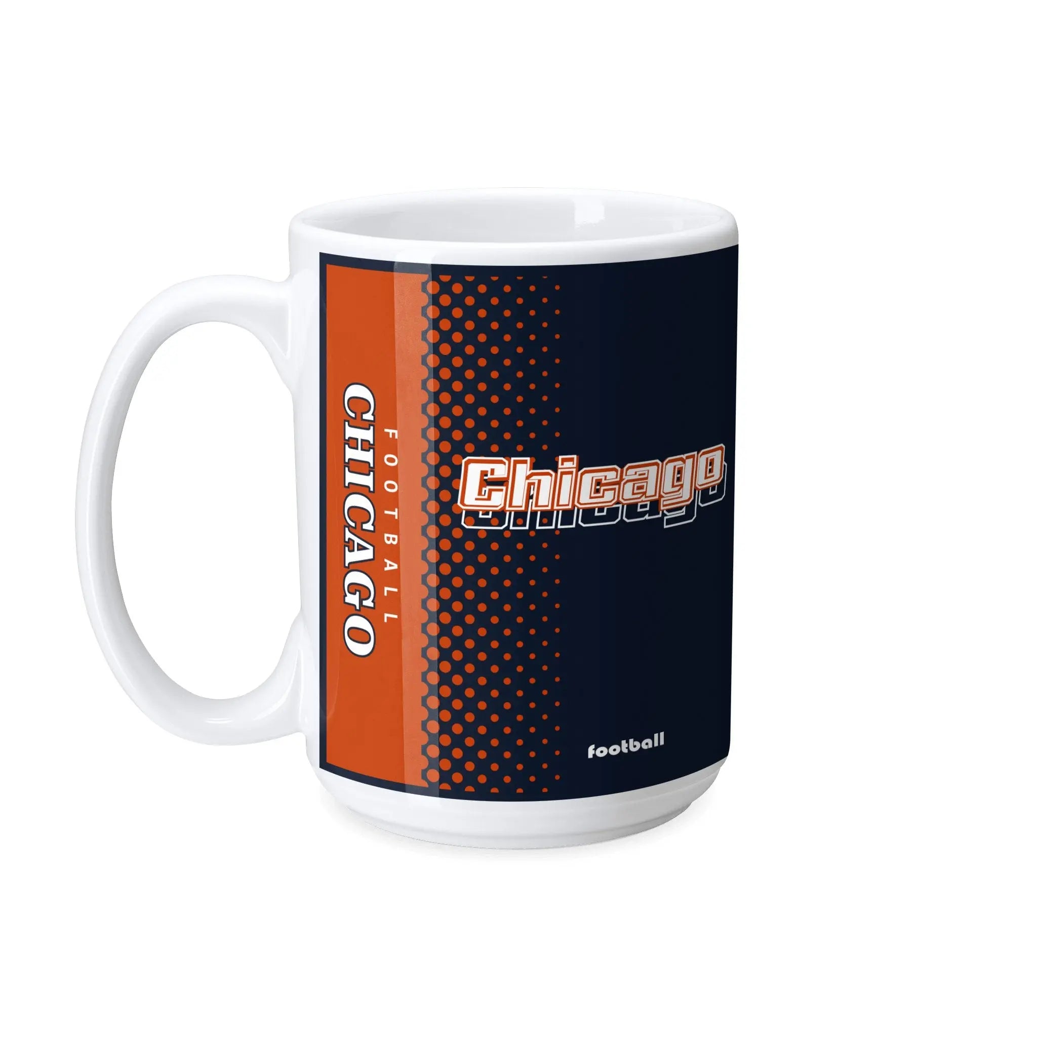 Personalized Chicago Football Mug - Custom Name & Number - Antking ANTKING