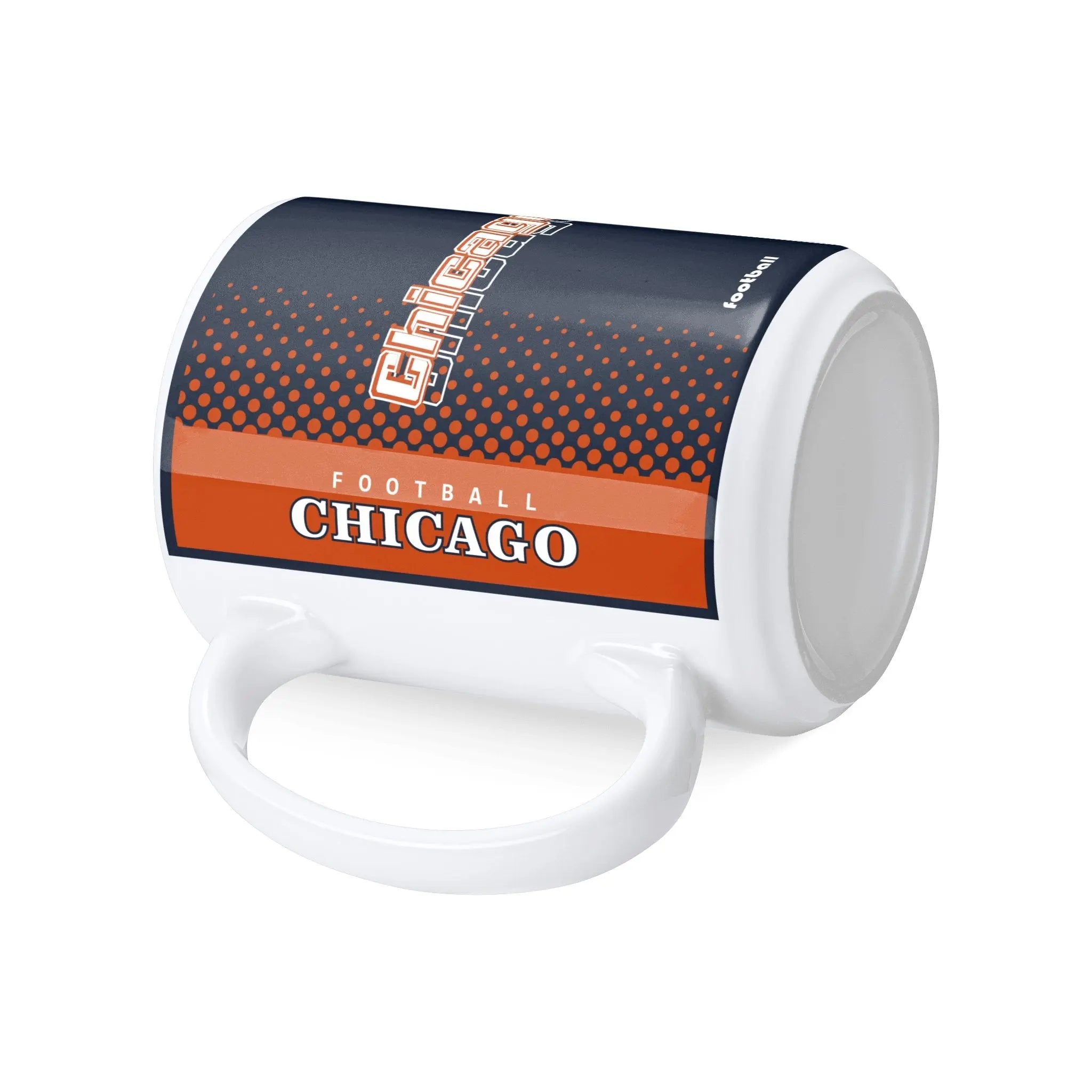 Personalized Chicago Football Mug - Custom Name & Number - Antking ANTKING