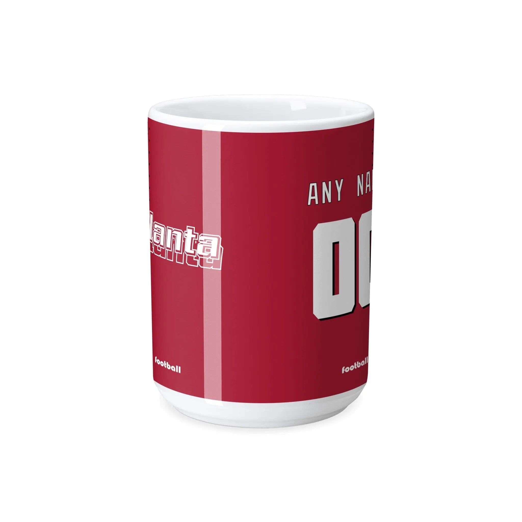 Personalized Atlanta Football Mug - Custom Name & Number - Antking ANTKING