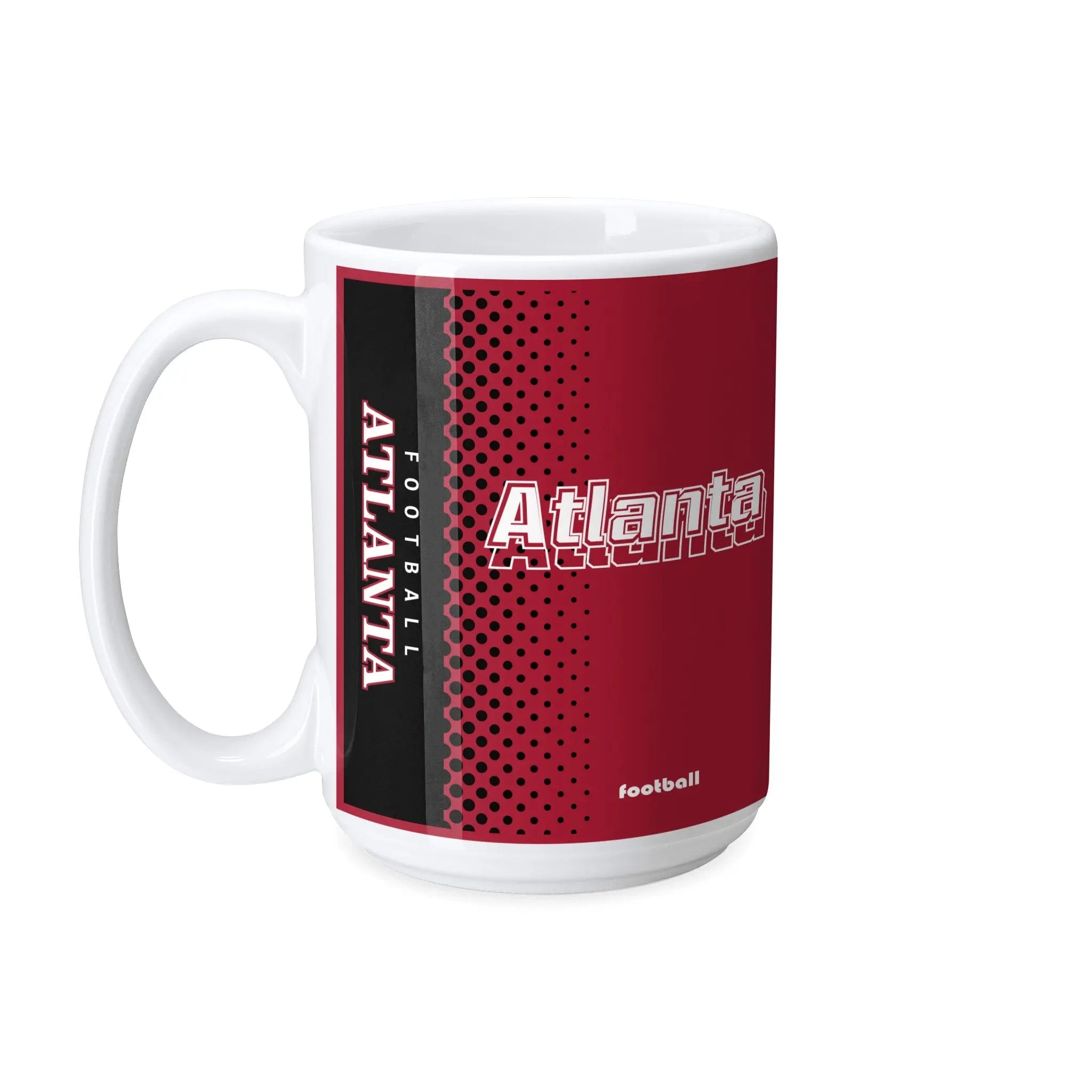 Personalized Atlanta Football Mug - Custom Name & Number - Antking ANTKING