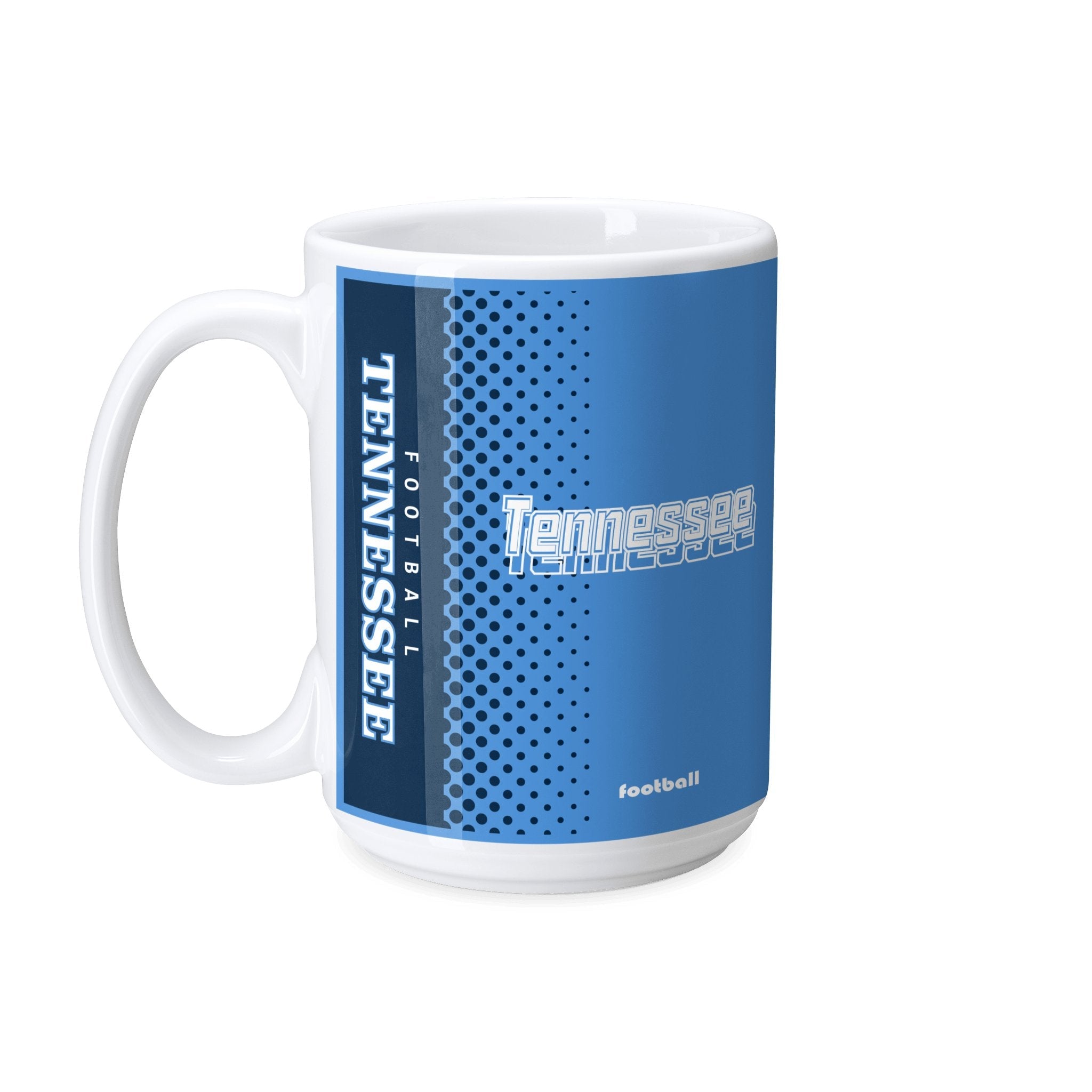 Personalized Tennessee Football Mug - Custom Name & Number - Antking ANTKING