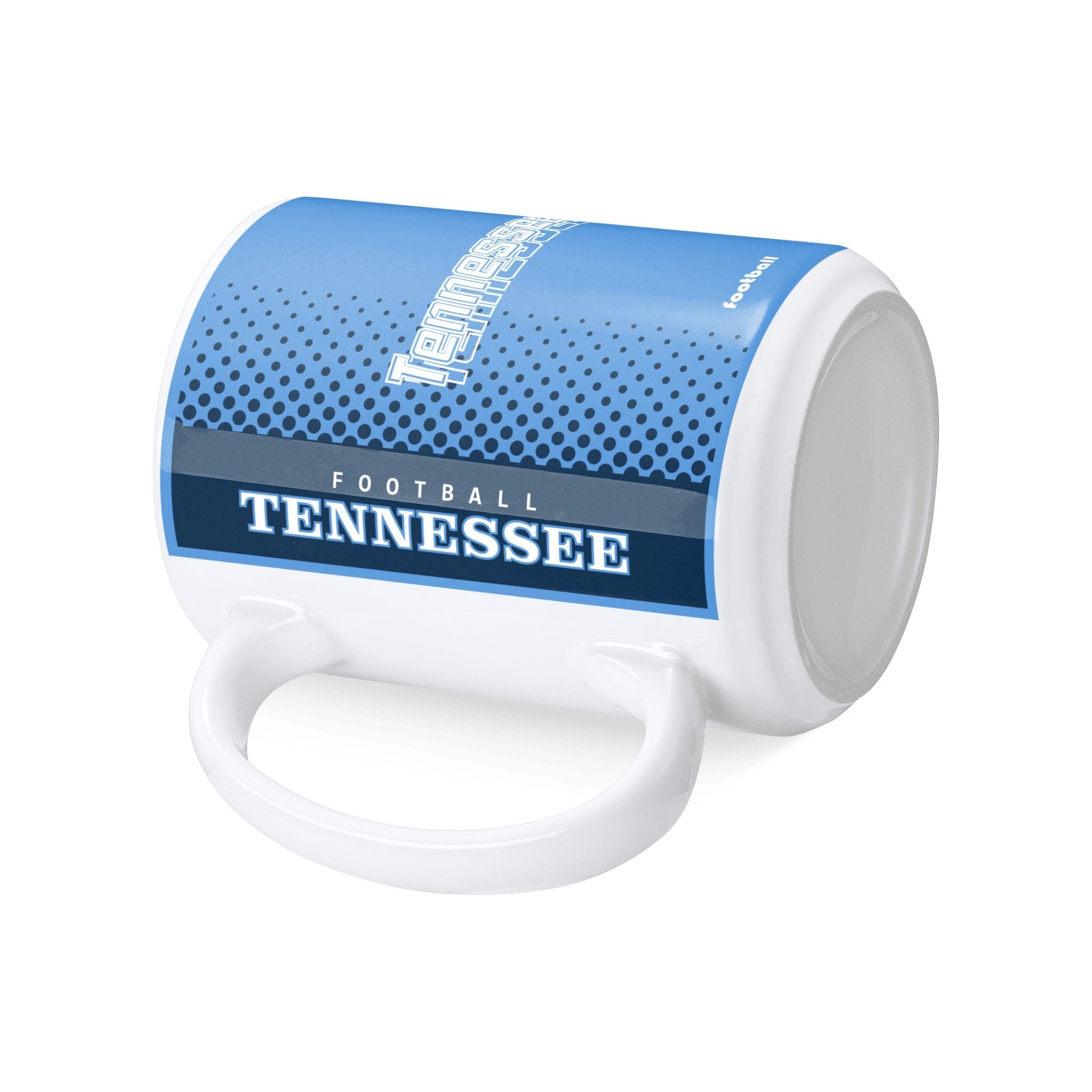 Personalized Tennessee Football Mug - Custom Name & Number - Antking ANTKING