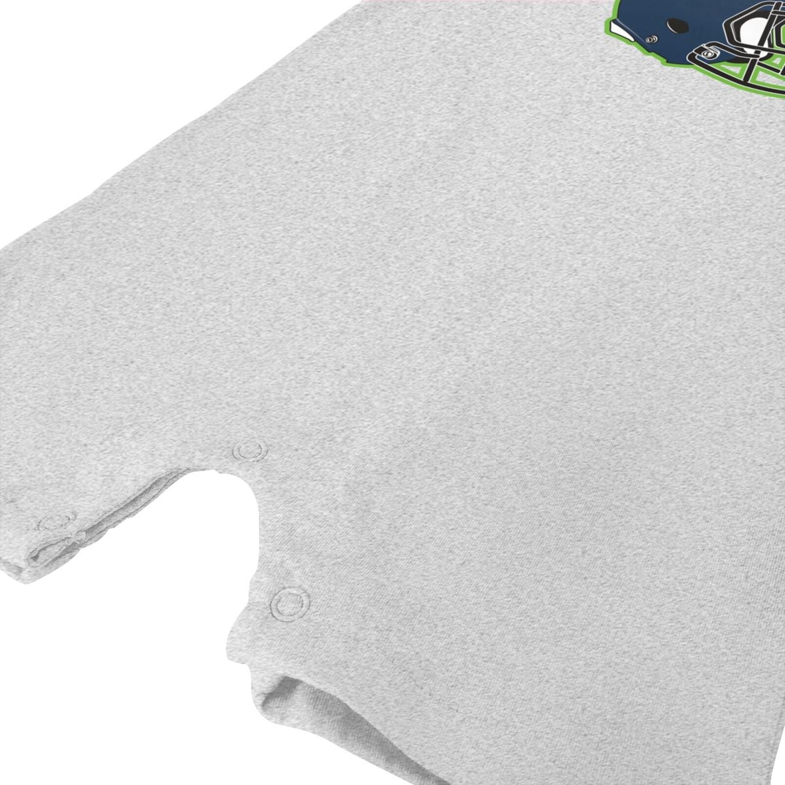 Personalized Seattle Baby Football Bodysuit - Custom Name & Number - Antking ANTKING