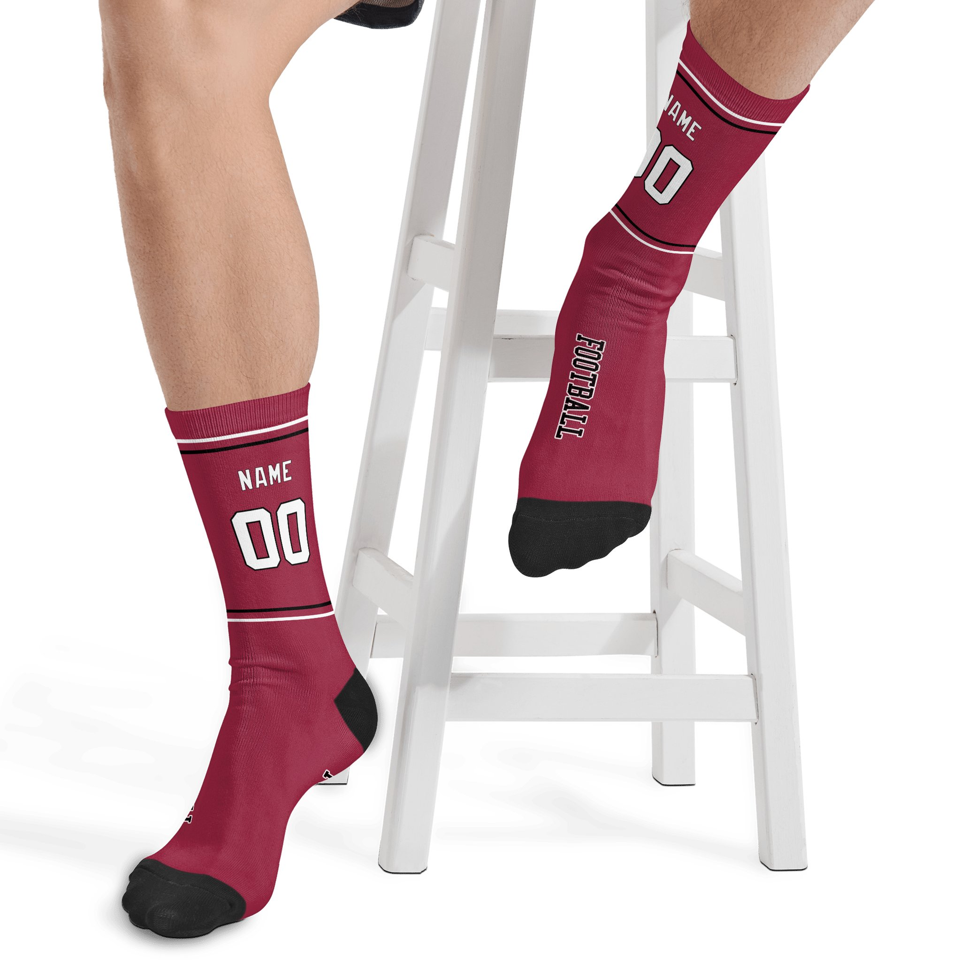ANTKING Arizona Socks 2 Pairs Custom any Name and Number for Men Women Gift ANTKING