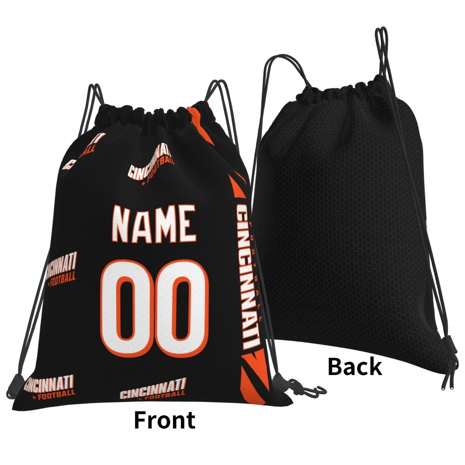 ANTKING Cincinnati Drawstring Bags Custom any Name and Number Backpack for Men Youth Boy Gifts ANTKING