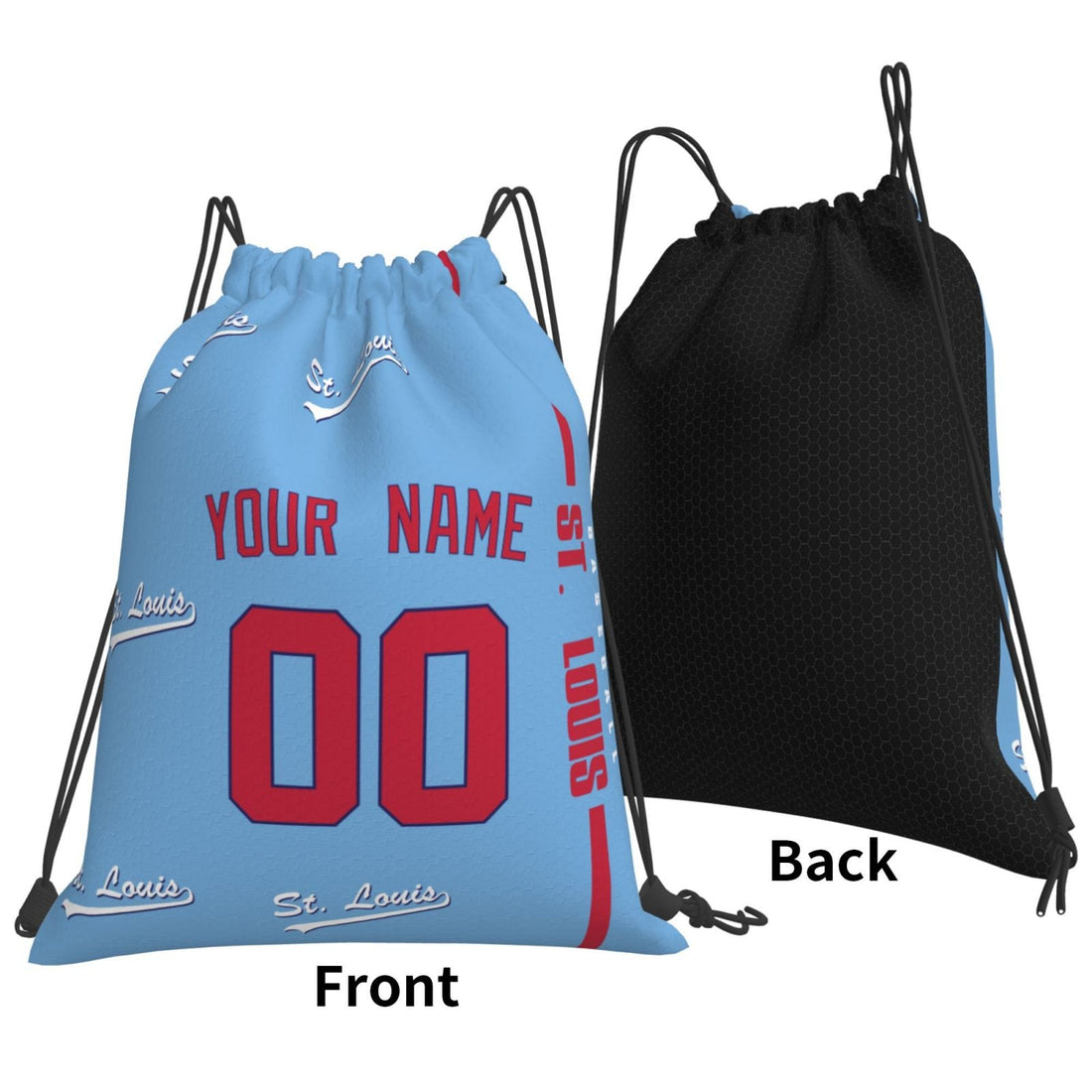 Personalized St. Louis Baseball Sports Bag - Custom Team Duffel Travel Bag - Antking