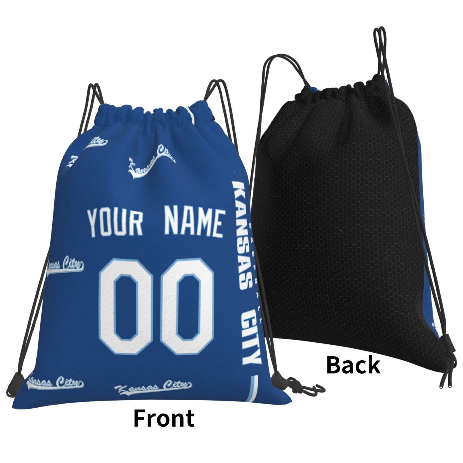 ANTKING Kansas Drawstring Bags Backpack Custom any Name and Number for Men Women Boy Gifts ANTKING