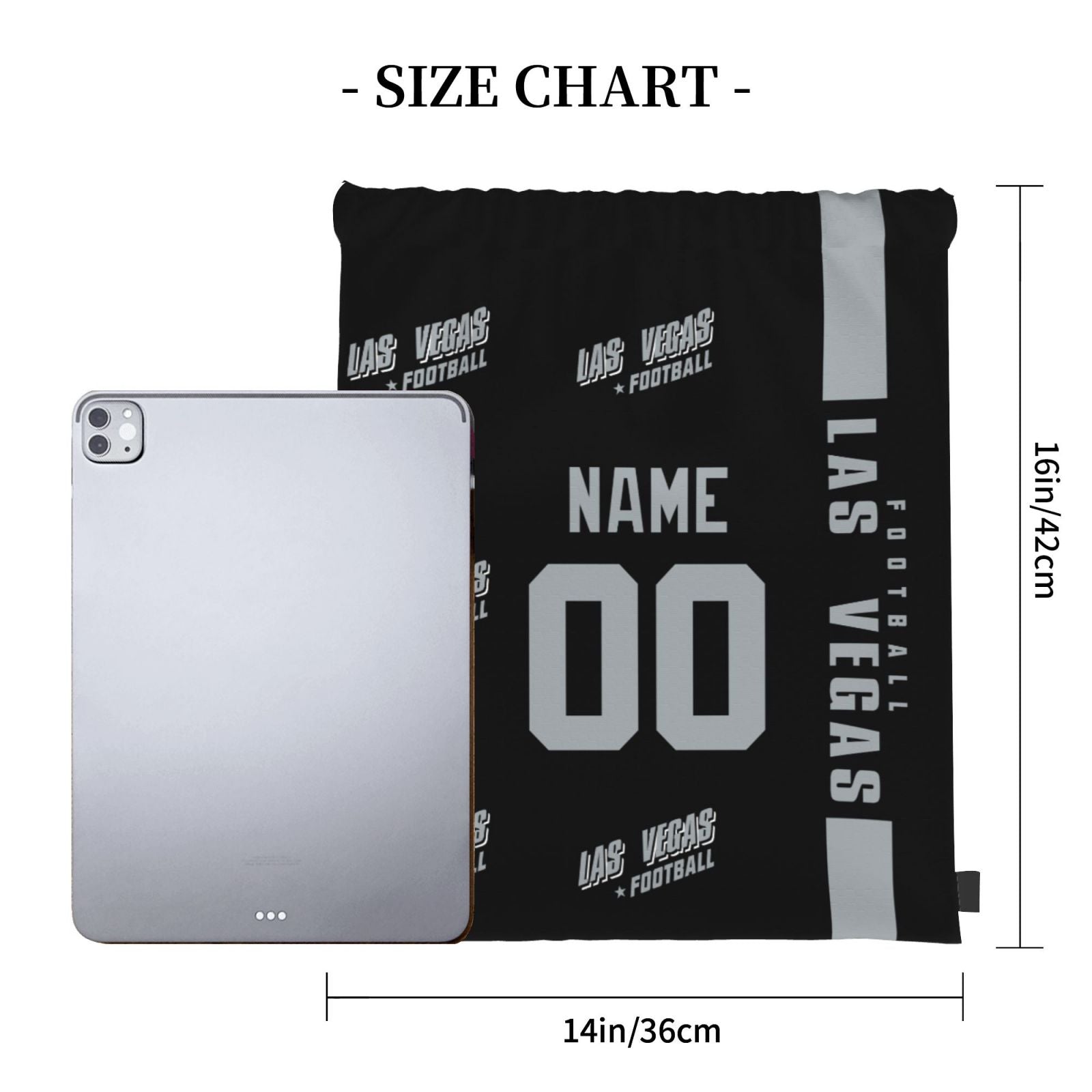 ANTKING Las Vegas Drawstring Bags Custom any Name and Number Backpack for Men Youth Boy Gifts ANTKING