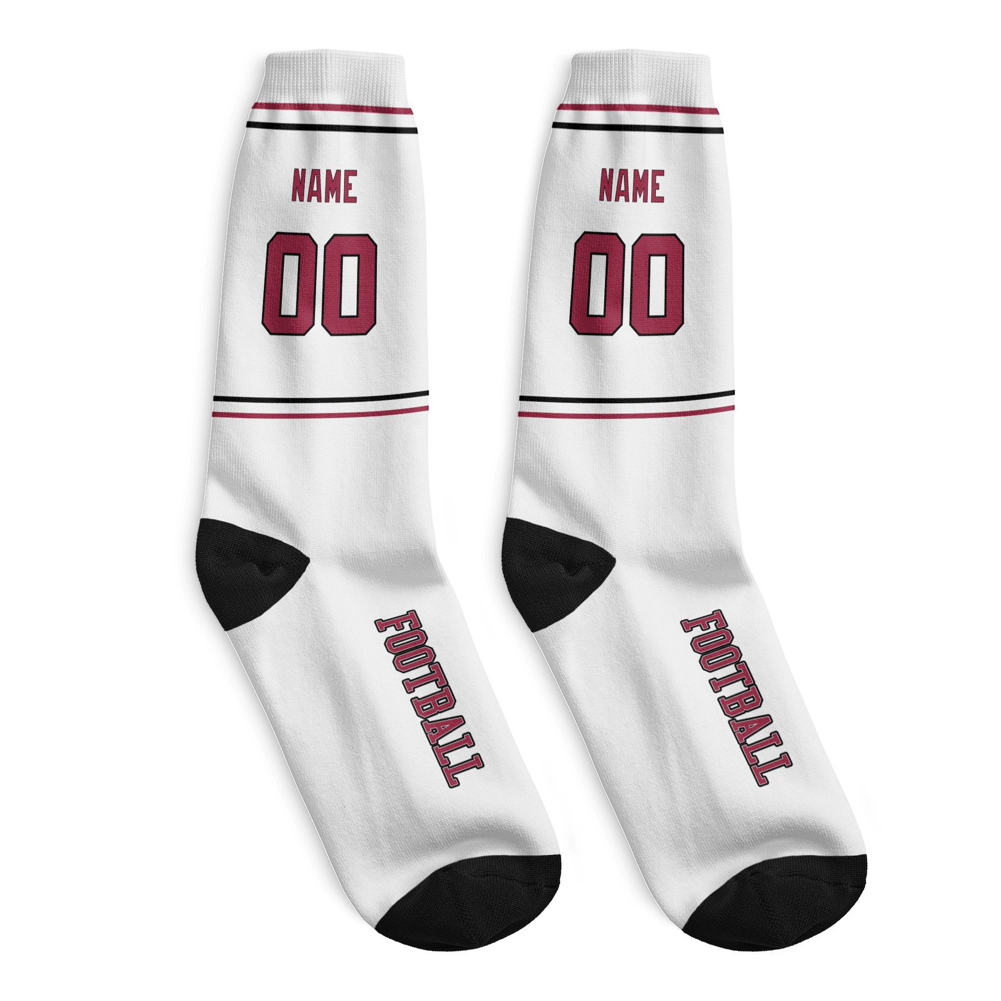 ANTKING Arizona Socks 2 Pairs Custom any Name and Number for Men Women Gift ANTKING