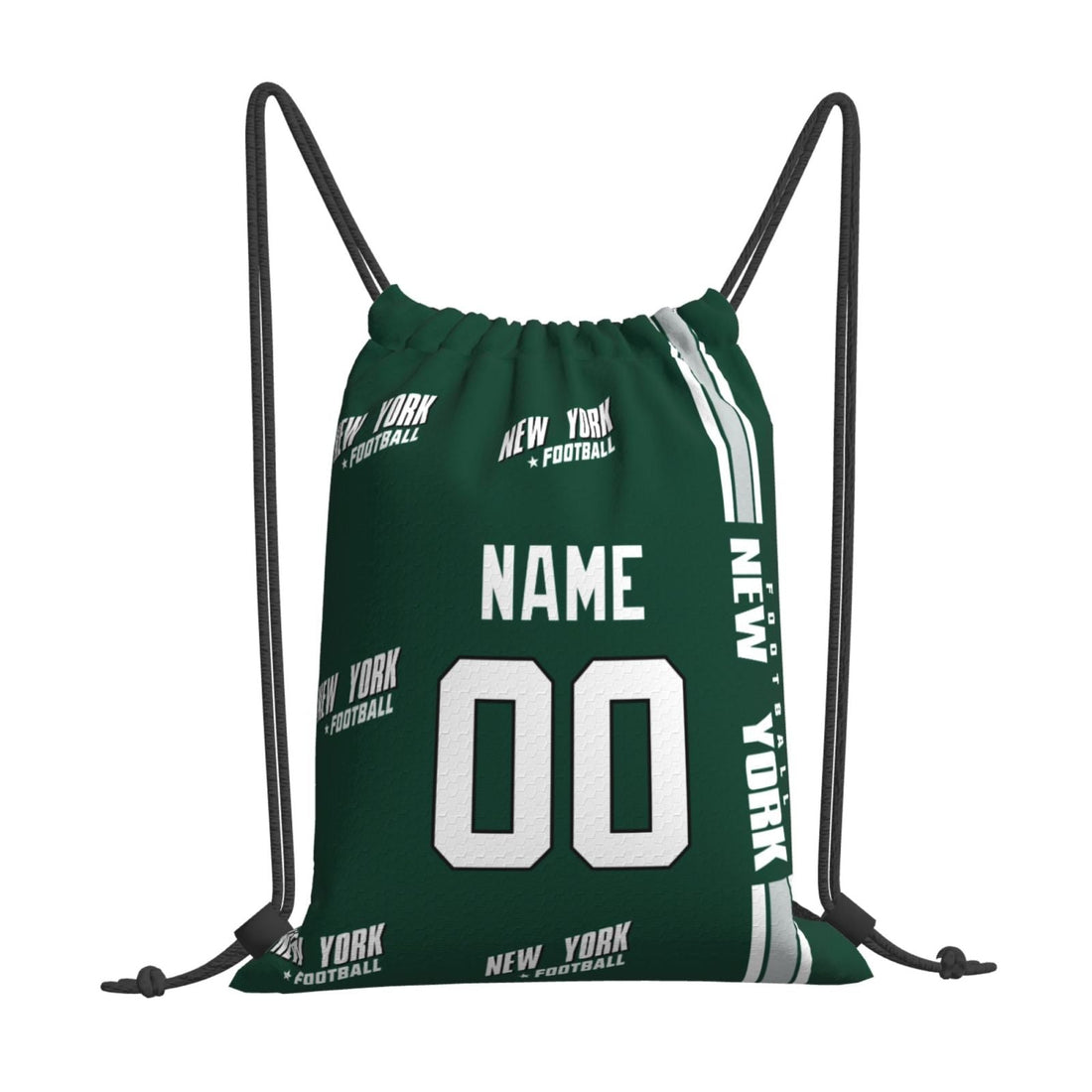 Personalized New York J Football Sports Bag - Custom Athletic Gym Duffel for Fans - Antking