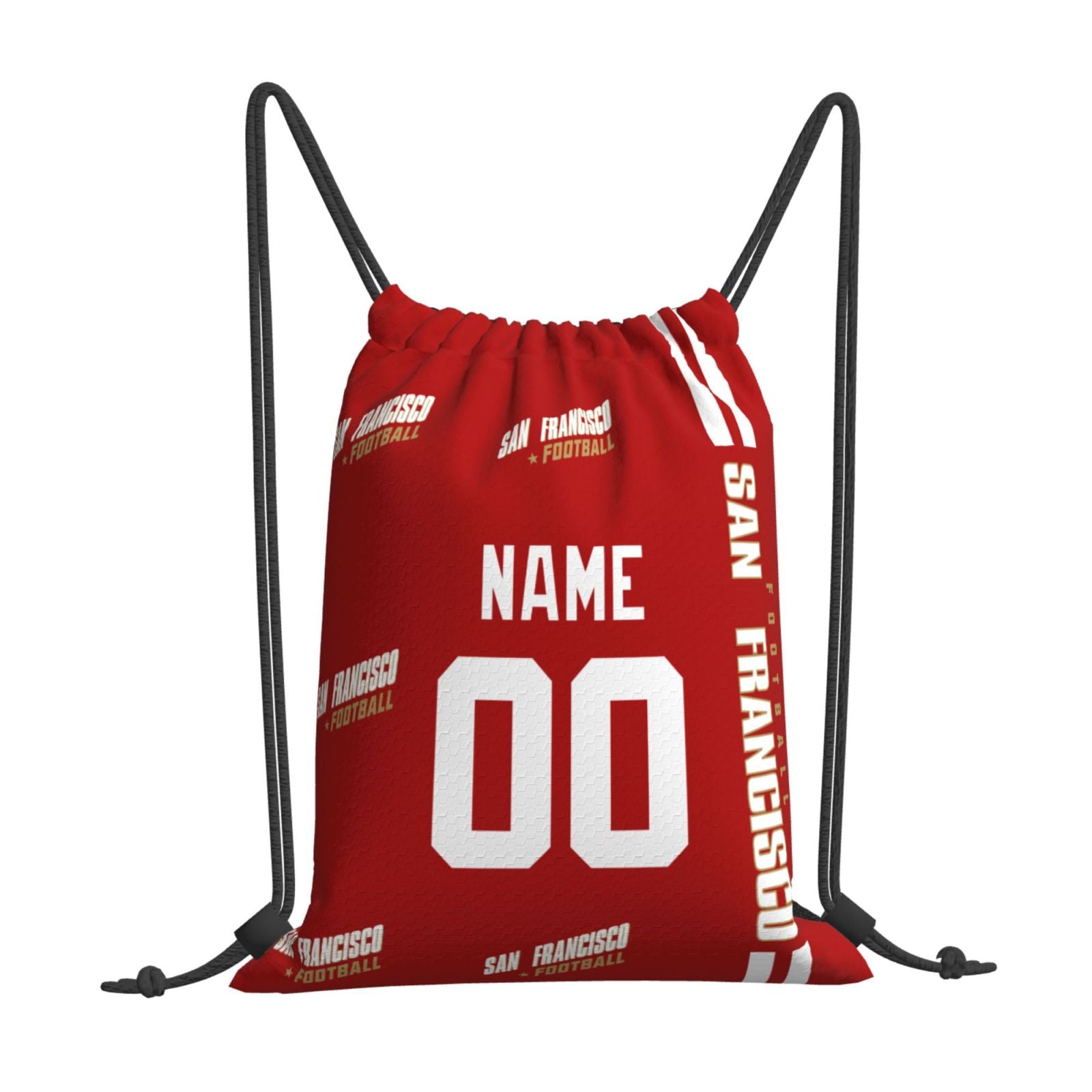 ANTKING San Francisco Drawstring Bags Custom any Name and Number Backpack for Men Youth Boy Gifts ANTKING