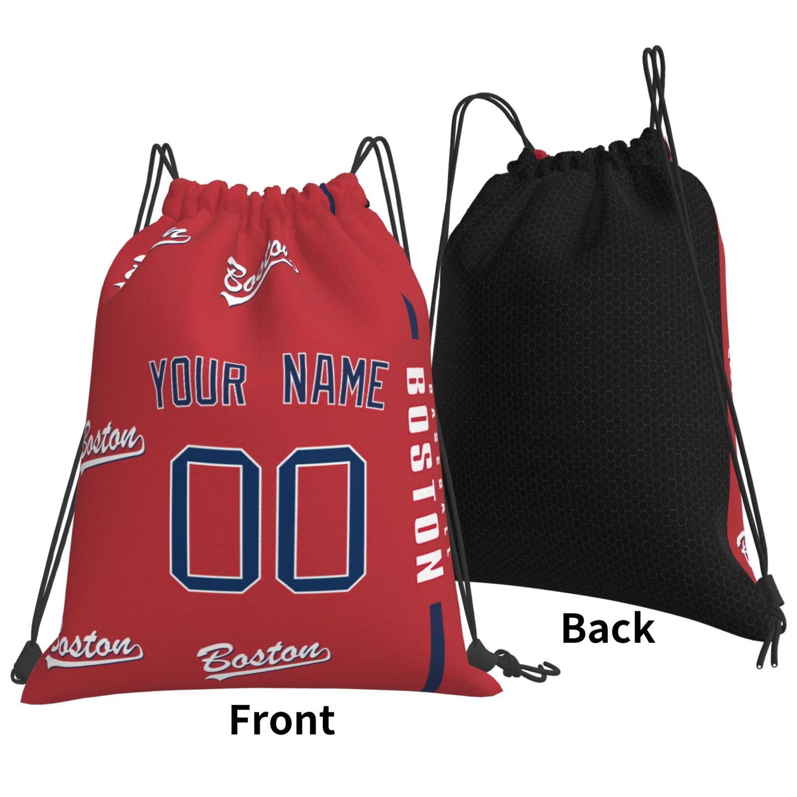 ANTKING Boston Drawstring Bags Backpack Custom any Name and Number for Men Women Boy Gifts ANTKING