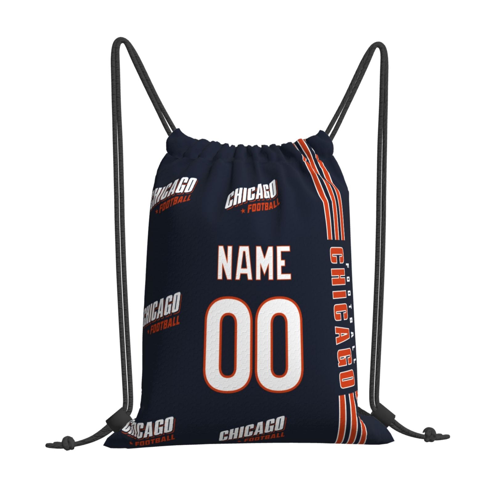 ANTKING Chicago Drawstring Bags Custom any Name and Number Backpack for Men Youth Boy Gifts ANTKING