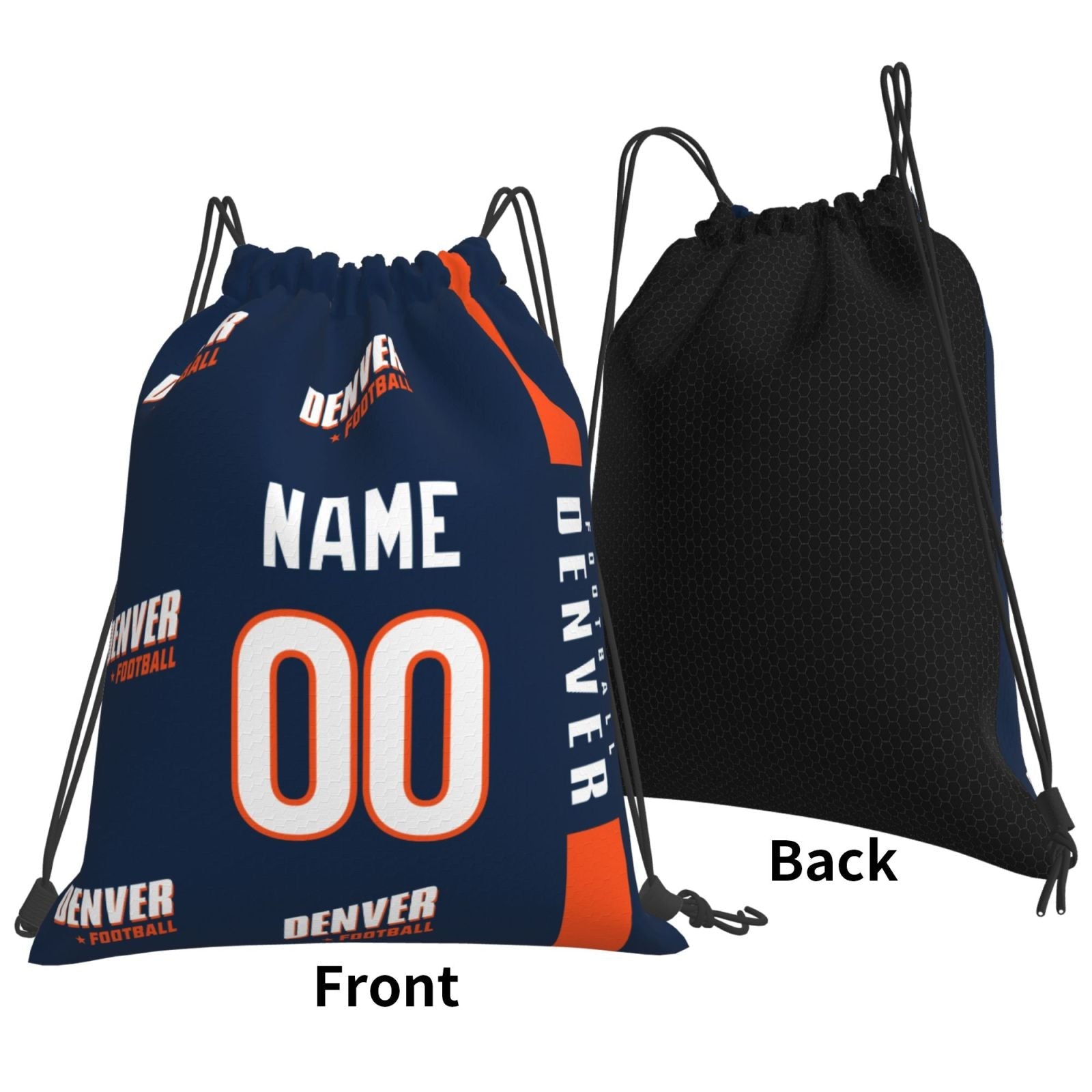 ANTKING Denver Drawstring Bags Custom any Name and Number Backpack for Men Youth Boy Gifts ANTKING