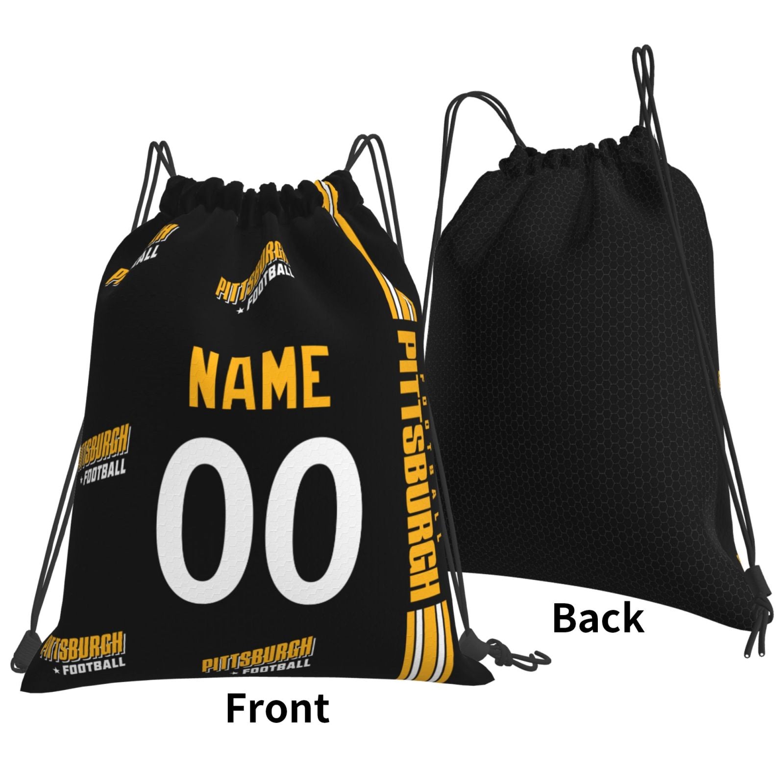 ANTKING Pittsburgh Drawstring Bags Custom any Name and Number Backpack for Men Youth Boy Gifts ANTKING
