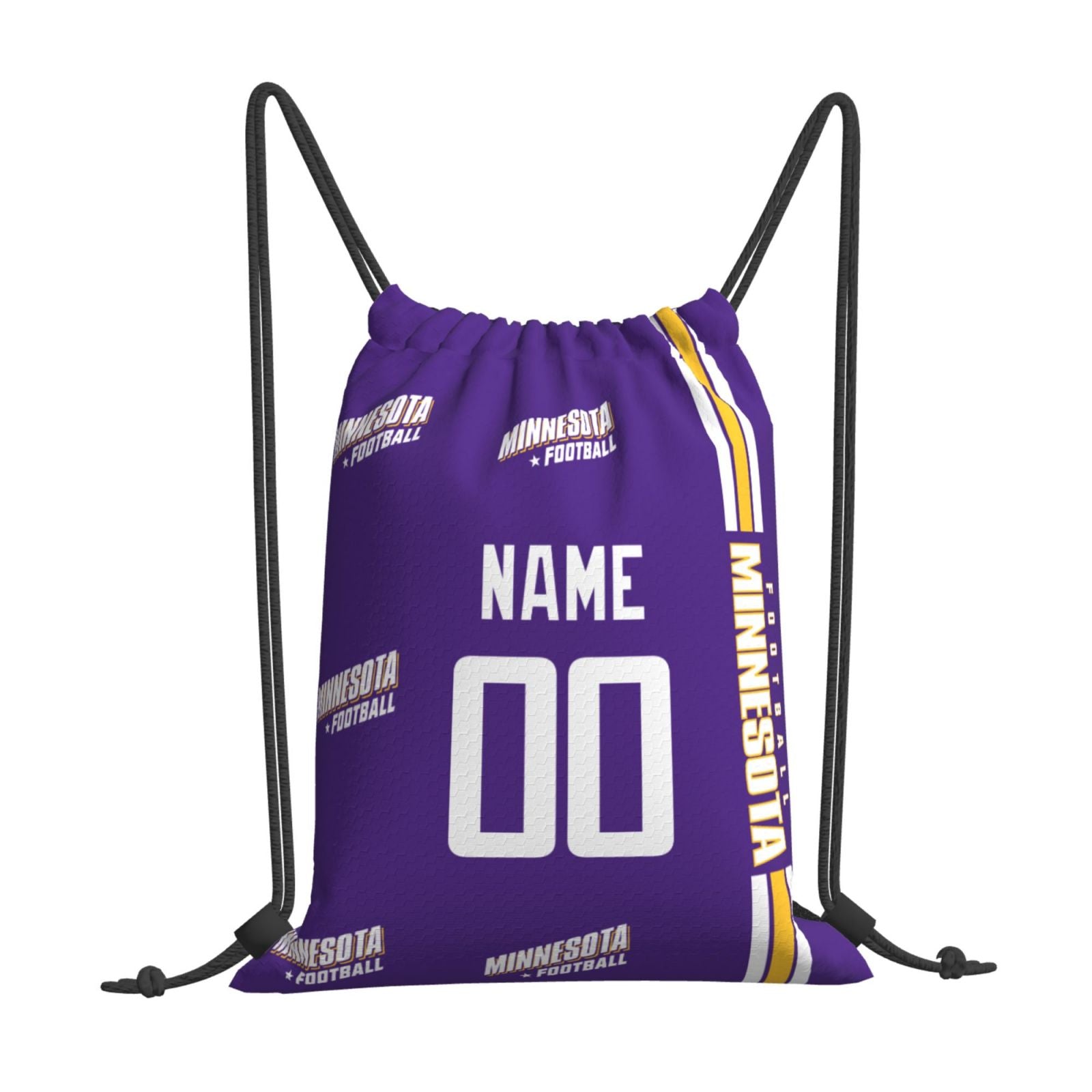 ANTKING Minnesota Drawstring Bags Custom any Name and Number Backpack for Men Youth Boy Gifts ANTKING