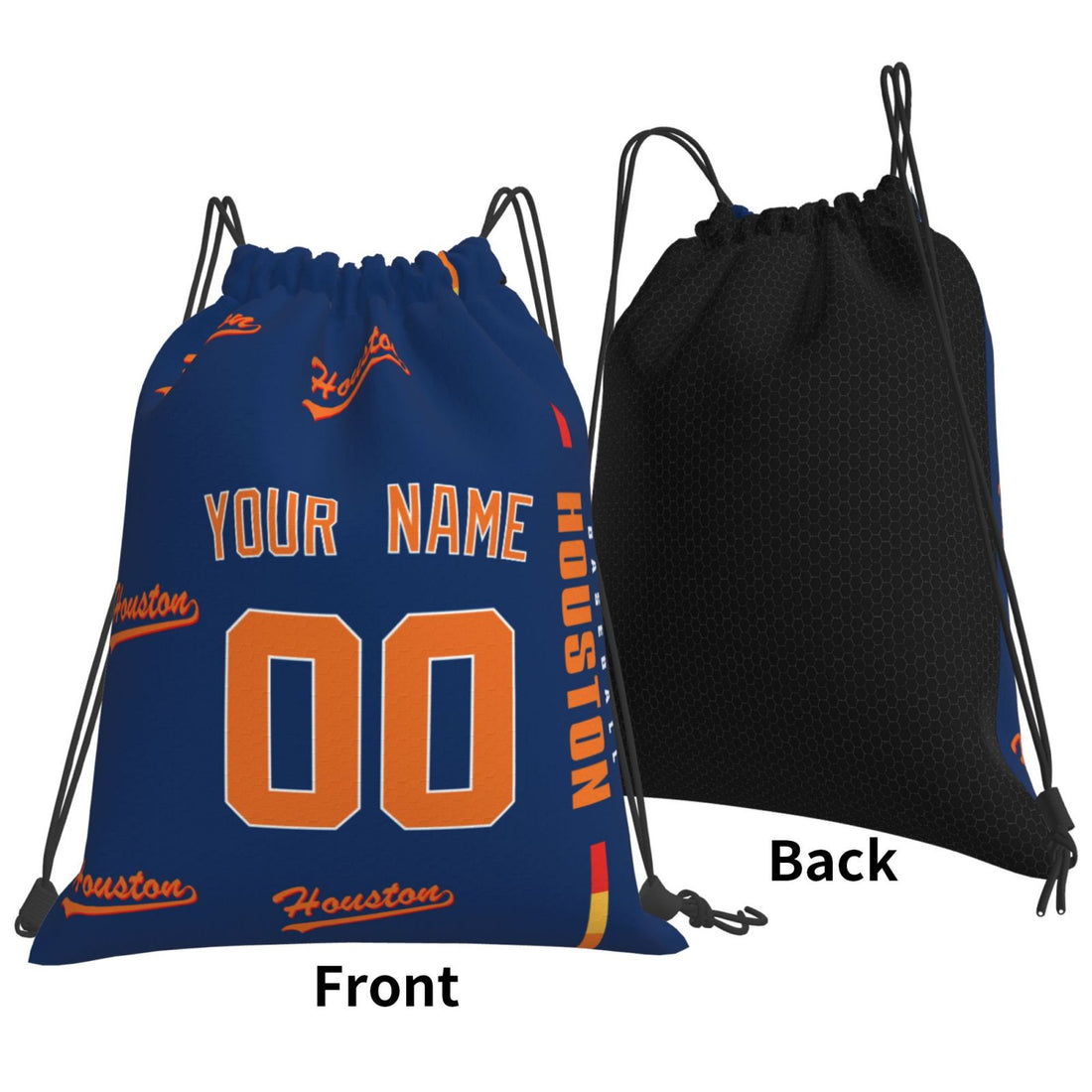 Personalized Houston Baseball Sports Bag - Custom Team Duffel Travel Bag - Antking