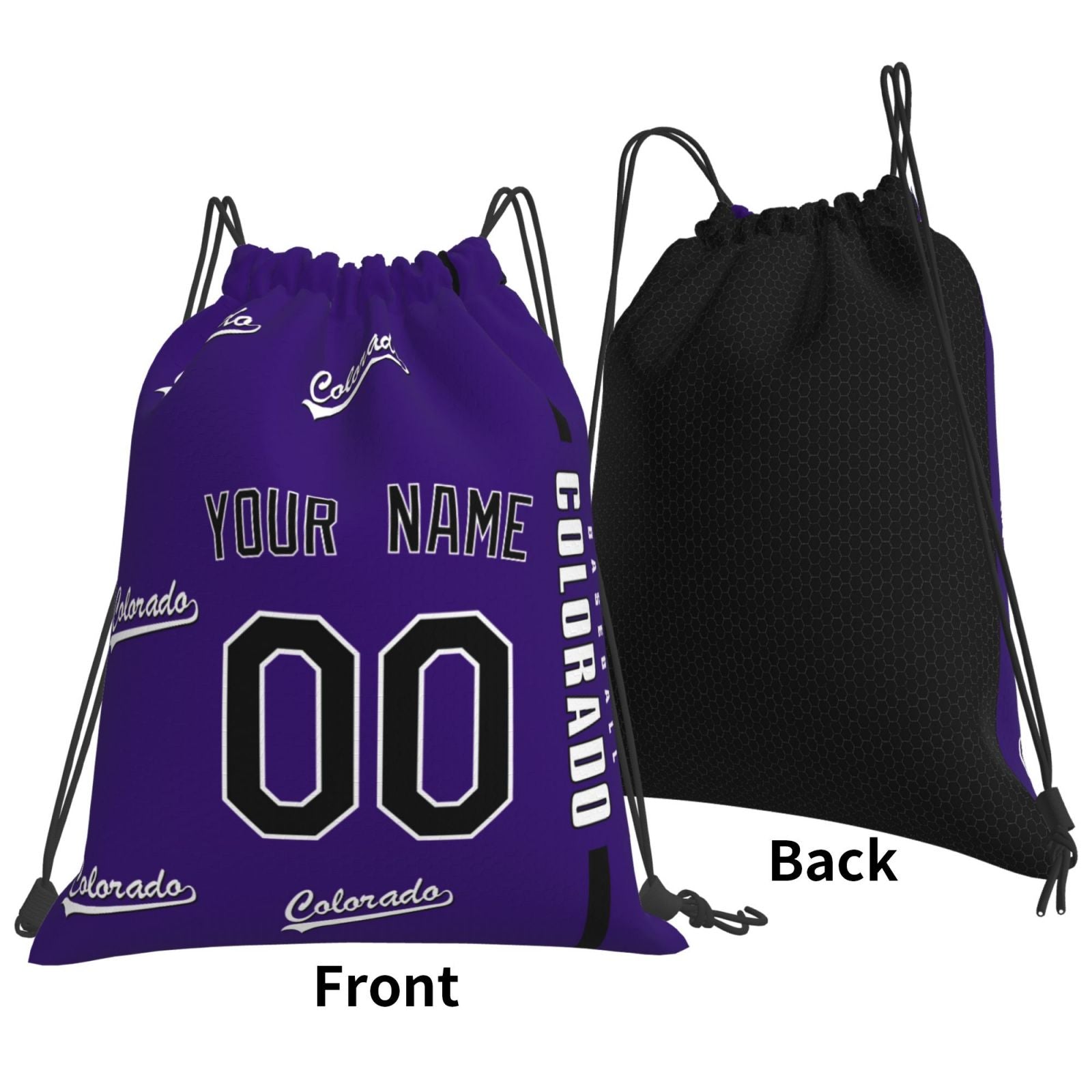 ANTKING Colorado Drawstring Bags Backpack Custom any Name and Number for Men Women Boy Gifts ANTKING