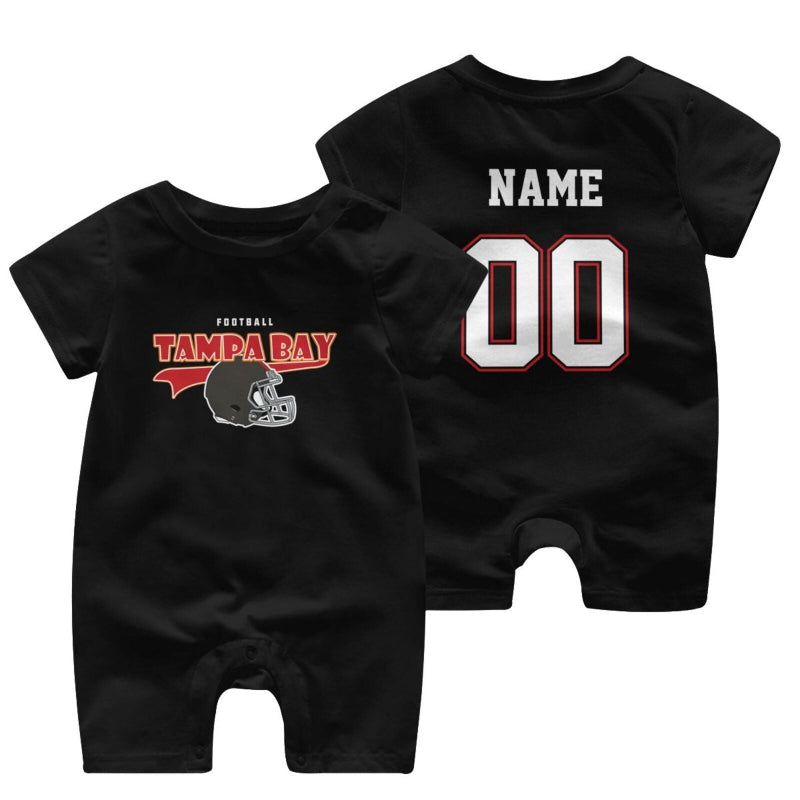 Personalized [Tampa Bay] Baby Onesie - Custom Football Fan Infant Bodysuit - Antking
