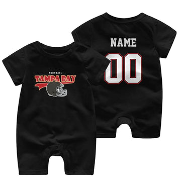 Personalized [Tampa Bay] Baby Onesie - Custom Football Fan Infant Bodysuit - Antking
