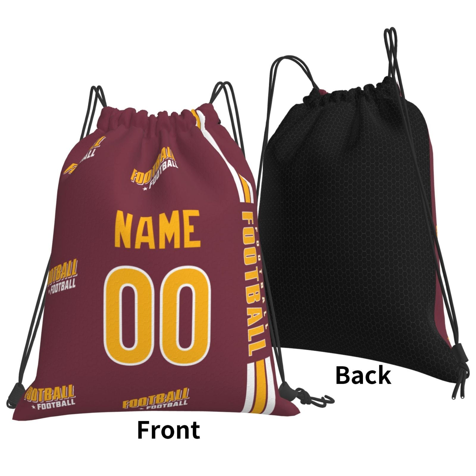 ANTKING W Drawstring Bags Custom any Name and Number Backpack for Men Youth Boy Gifts ANTKING